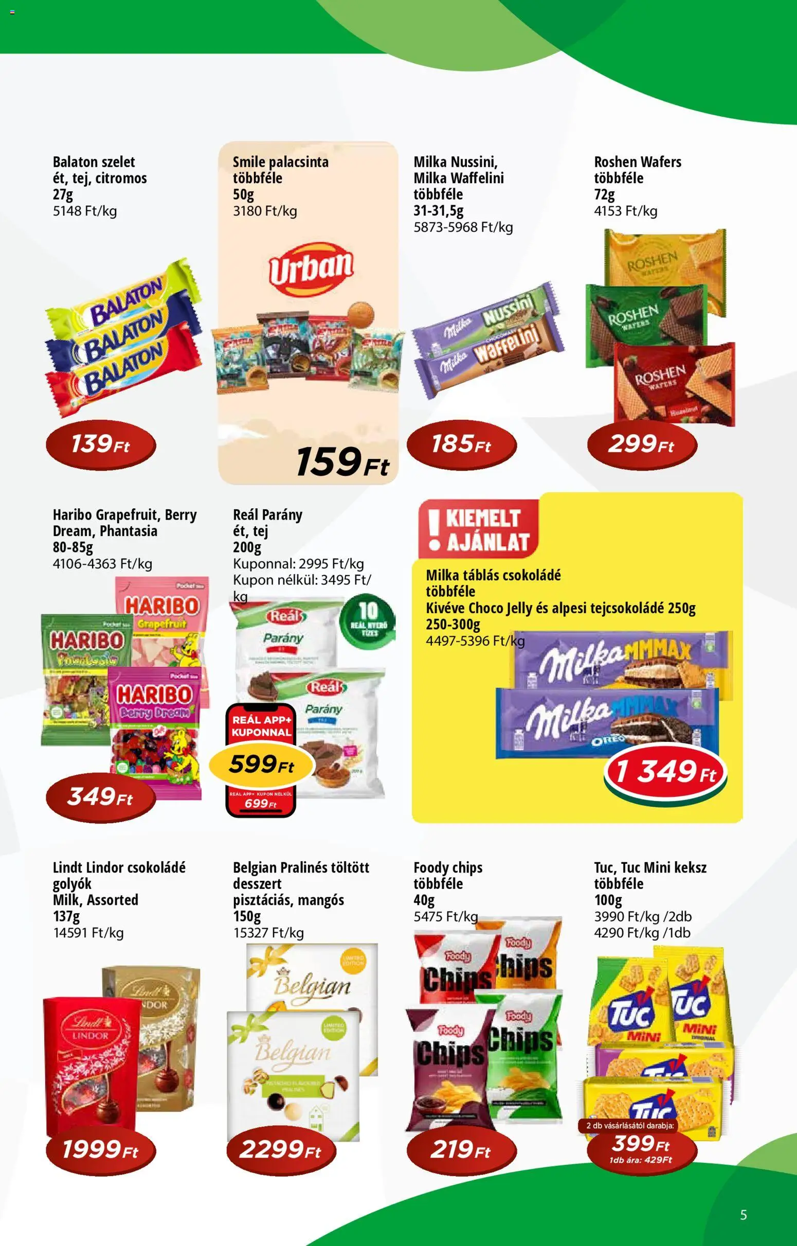 Reál akciós ujság - amely érvényes a következő dátumtól: 04.03.2026 | Oldal: 5 | Termékek: Chips, Tej, Csokoládé, Grapefruit