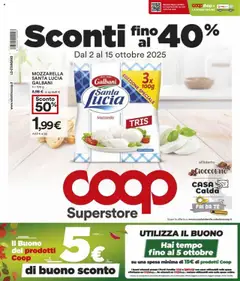 Anteprima del volantino COOP Superstore - Brescia catalogo valido a partire dal 02.10.2025