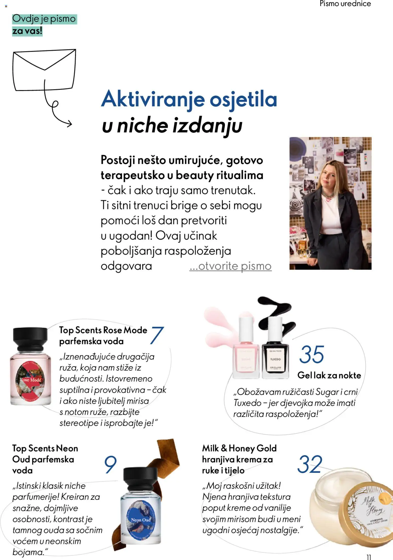 Oriflame katalog | vrijedi od 22.04.2026 | Stranica: 11 | Proizvodi: Lak za nokte, Krema, Voda