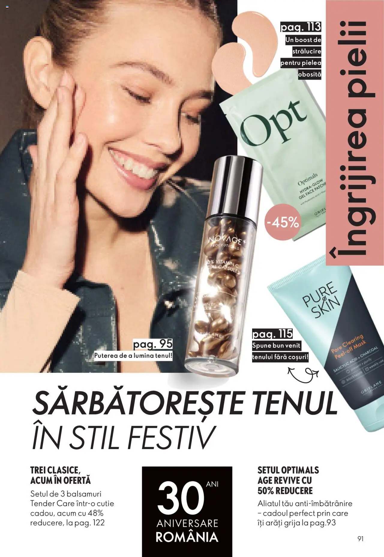 Noul catalog Oriflame – valabil de la 12.11.2025 | Pagină: 91 | Produse: Tavuk suyu, Cutie