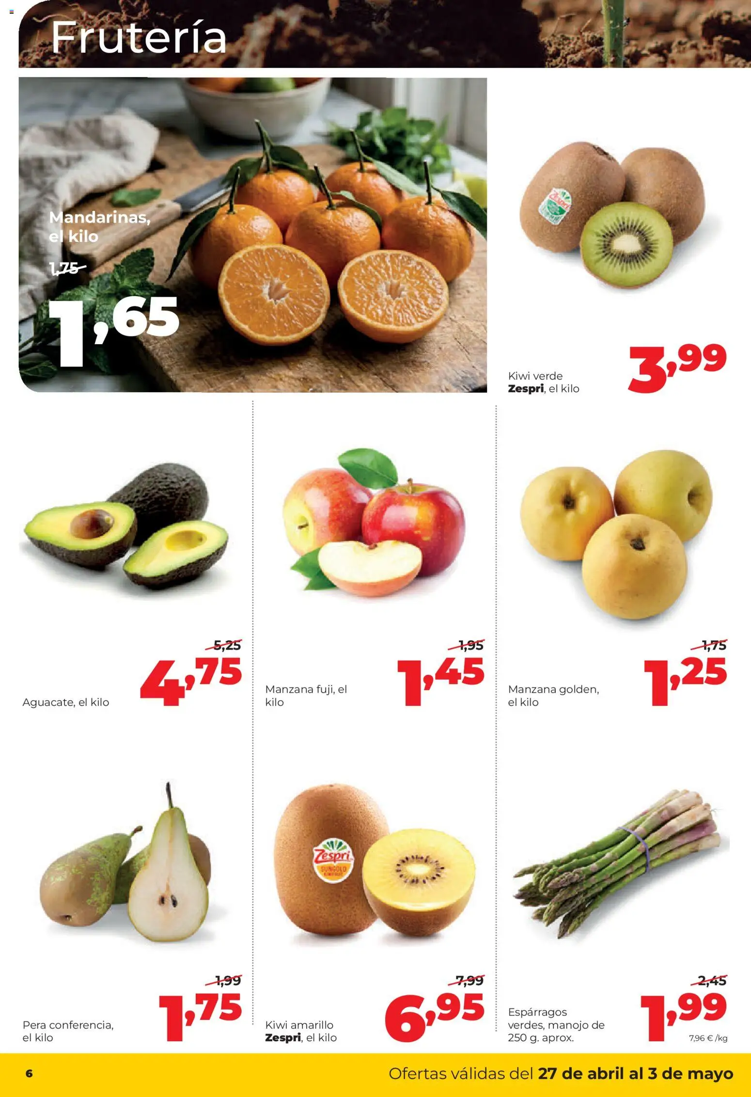 Alimerka folleto Castilla y León │ válido desde el 27.04.2026 | Página: 6 | Productos: Νερό καρύδας, Kiwi, Manzana