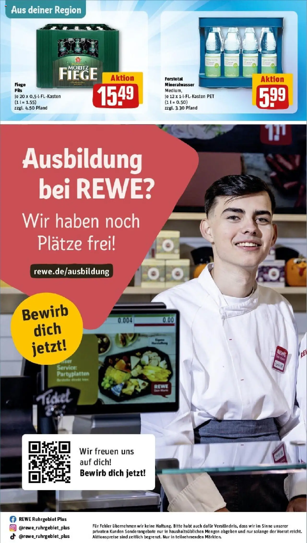 Rewe prospekt Dortmund / Brechten	 - gültig ab dem 15.06.2025 | Seite: 31 | Produkte: Pils, Mineralwasser