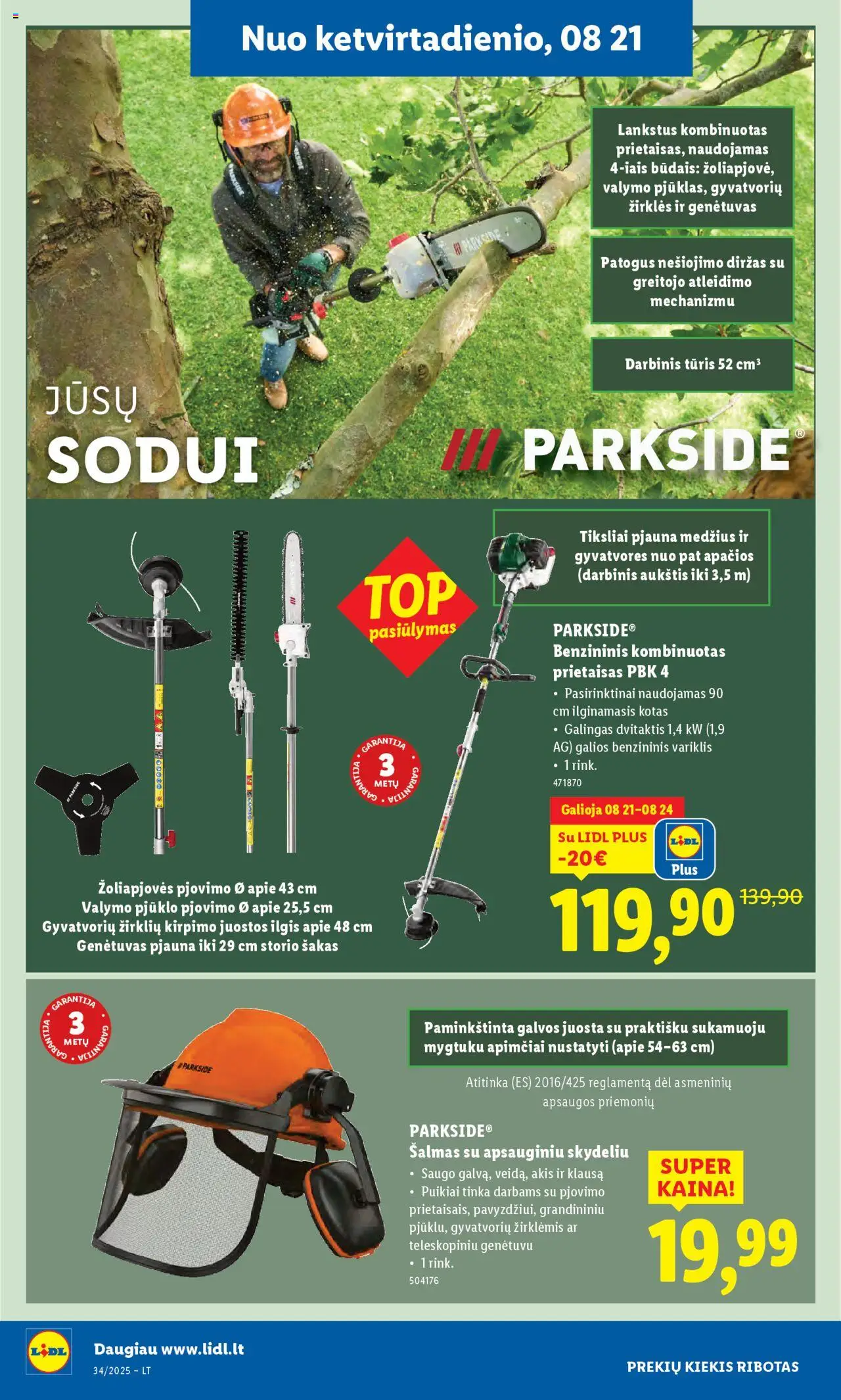 LIDL - Leidinys - Ne maisto prekių pasiūlymai│galioja nuo 18.08.2025 | Puslapis: 24 | Prekių: Diržas