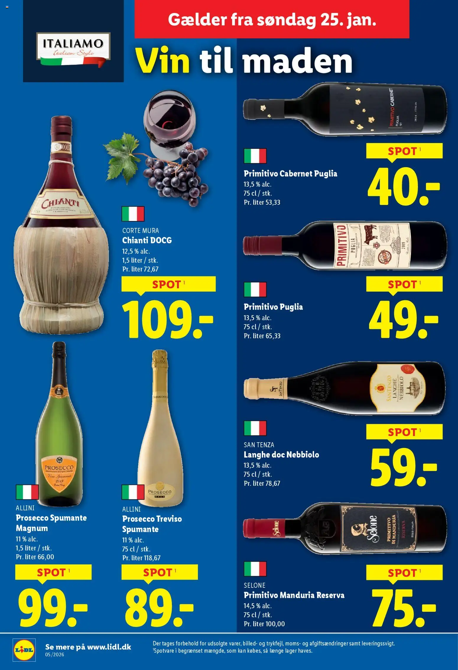 Lidl tilbudsavis – gyldig fra 29.01.2026 | Side: 25 | Produkter: Vin, Søm