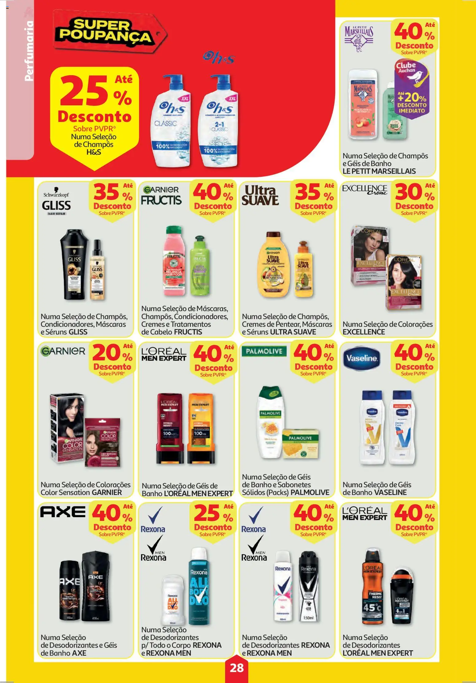 Auchan folheto │ válido de 26.03.2026 | Página: 28 | Produtos: Banho, Melancia, Creme