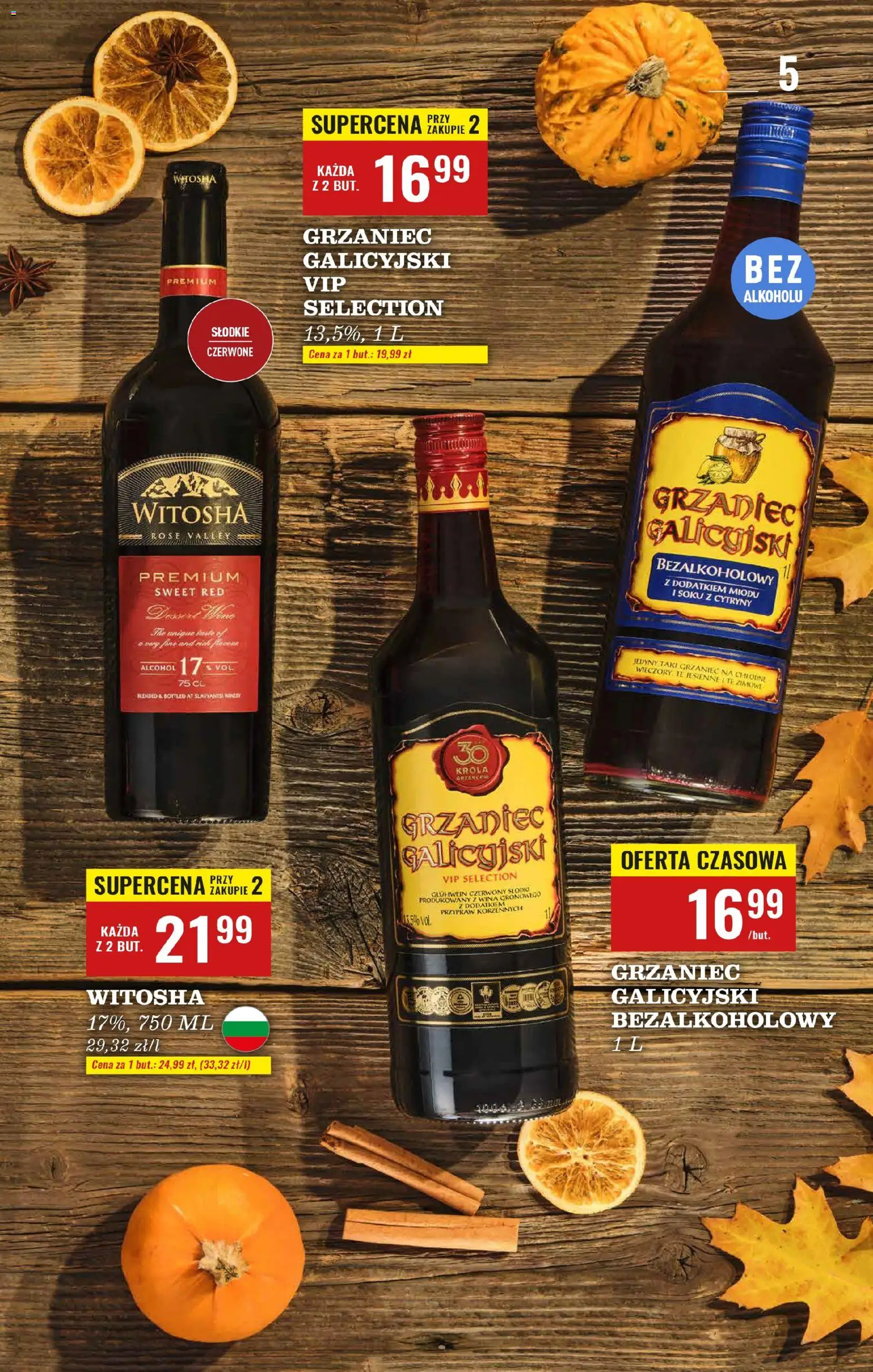Biedronka gazetka - Czas na toast od 03.11.2025 | Strona: 5 | Produkty: Cytryny, Grzaniec galicyjski
