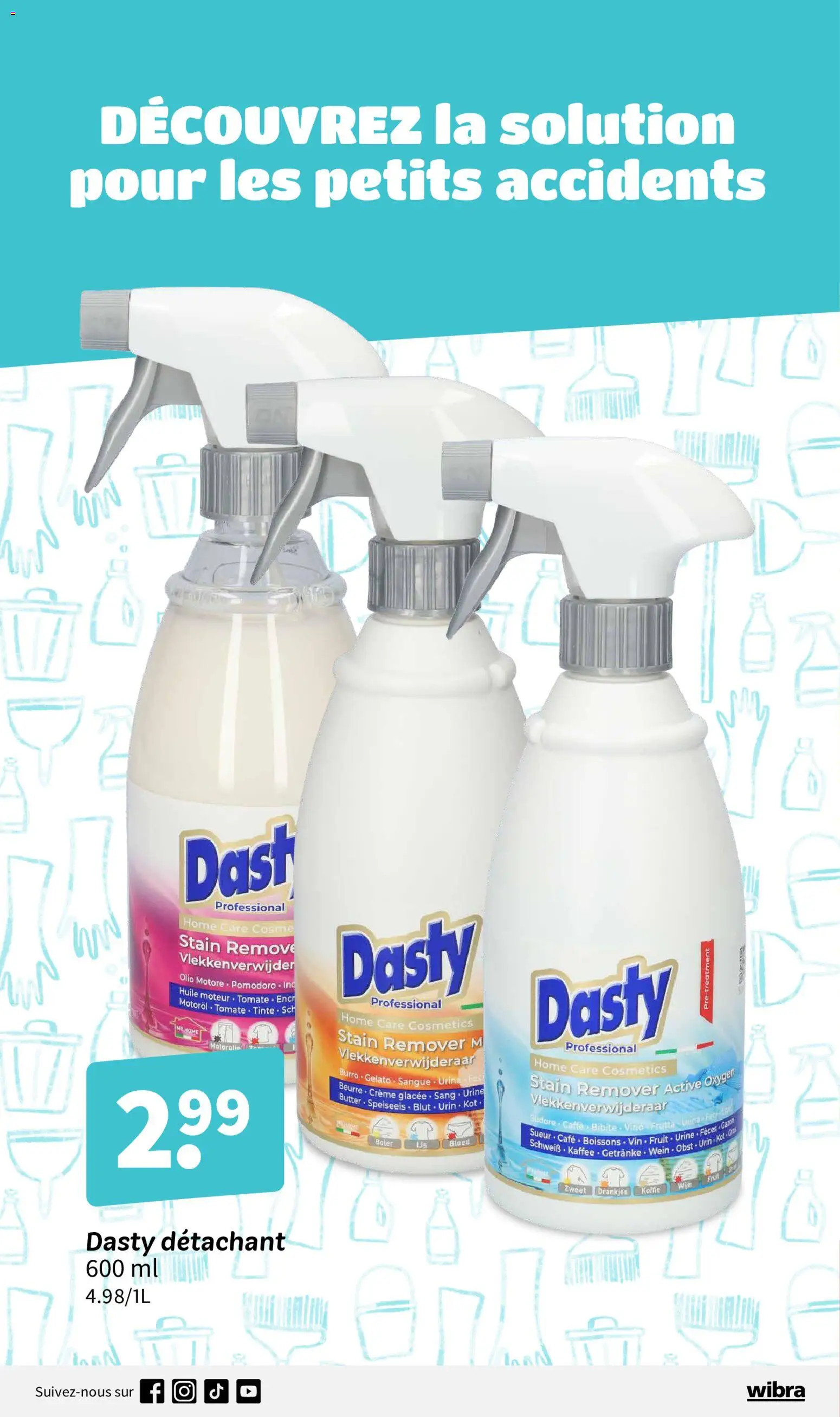 {H1} | Page: 14 | Produits: Détachant, Beurre, Huile, Crème