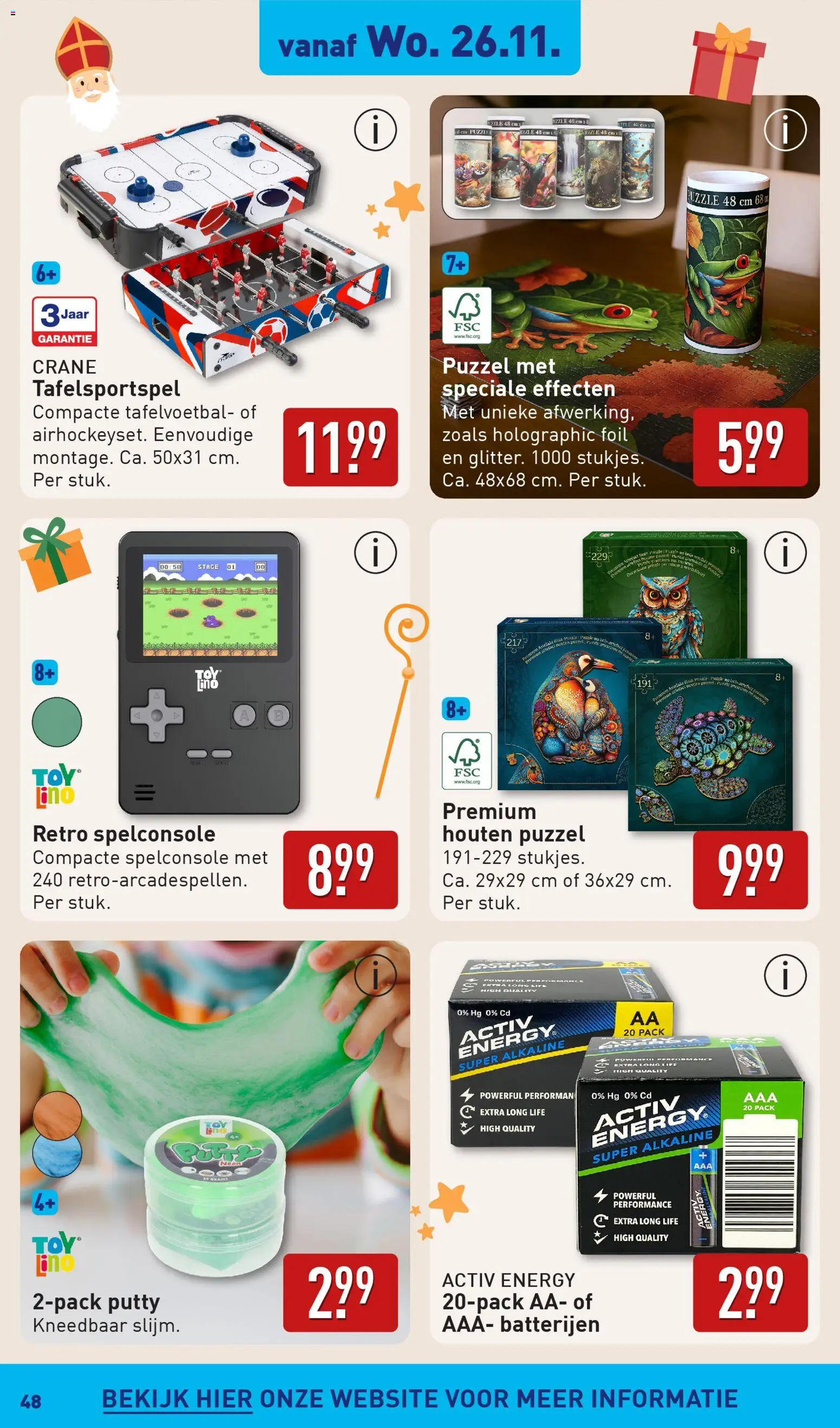 {H1} | Pagina: 48 | Producten: Puzzel, Batterijen