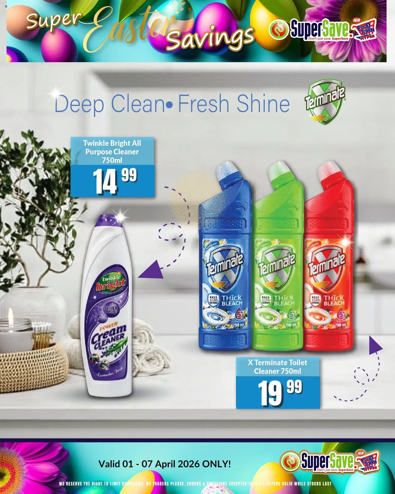 Super Save Easter Specials  | 01/04/2026 | How to get a limited discount? Save today! | South Africa