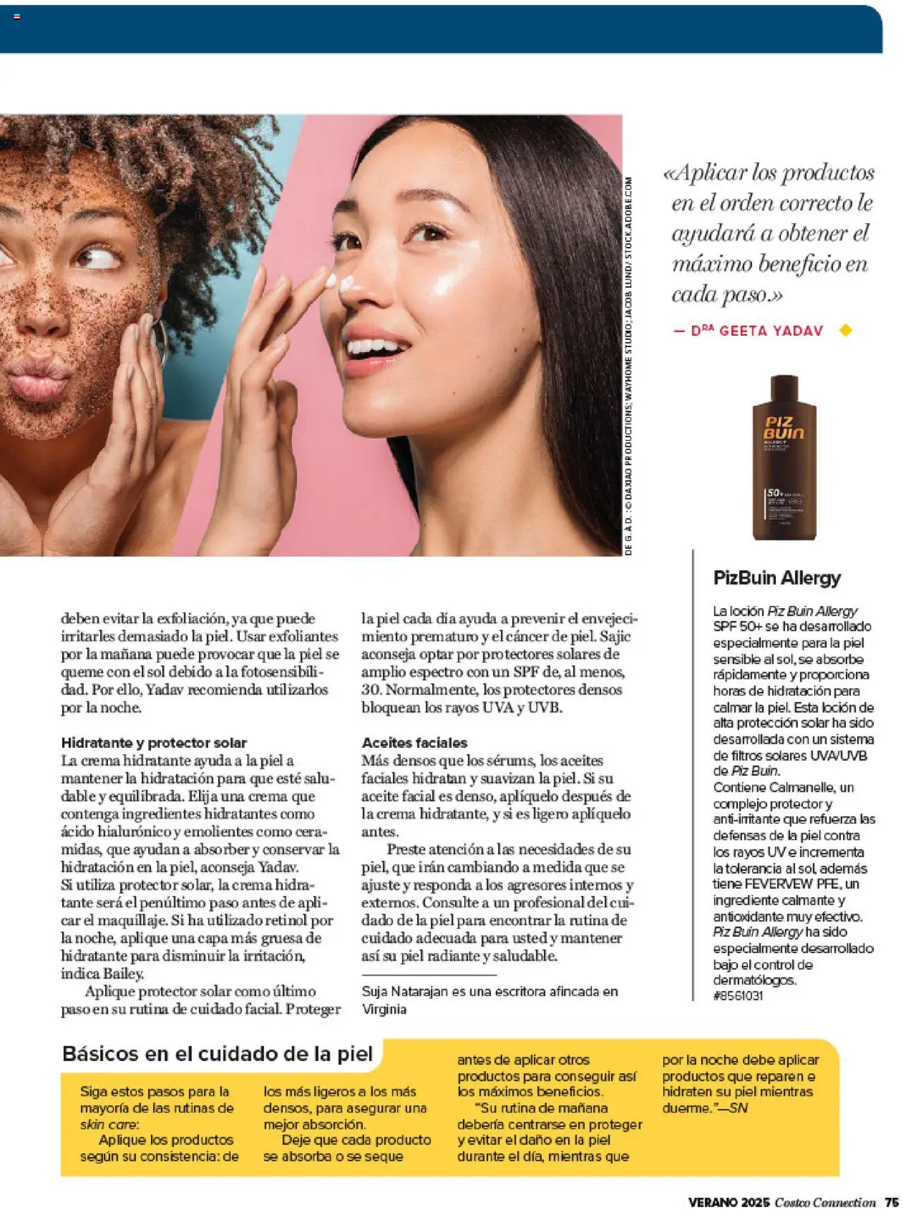 Costco catálogo │ válido desde el 03.07.2025 | Página: 75 | Productos: Protector solar, Κρεμάστρα, Aceite, Crema