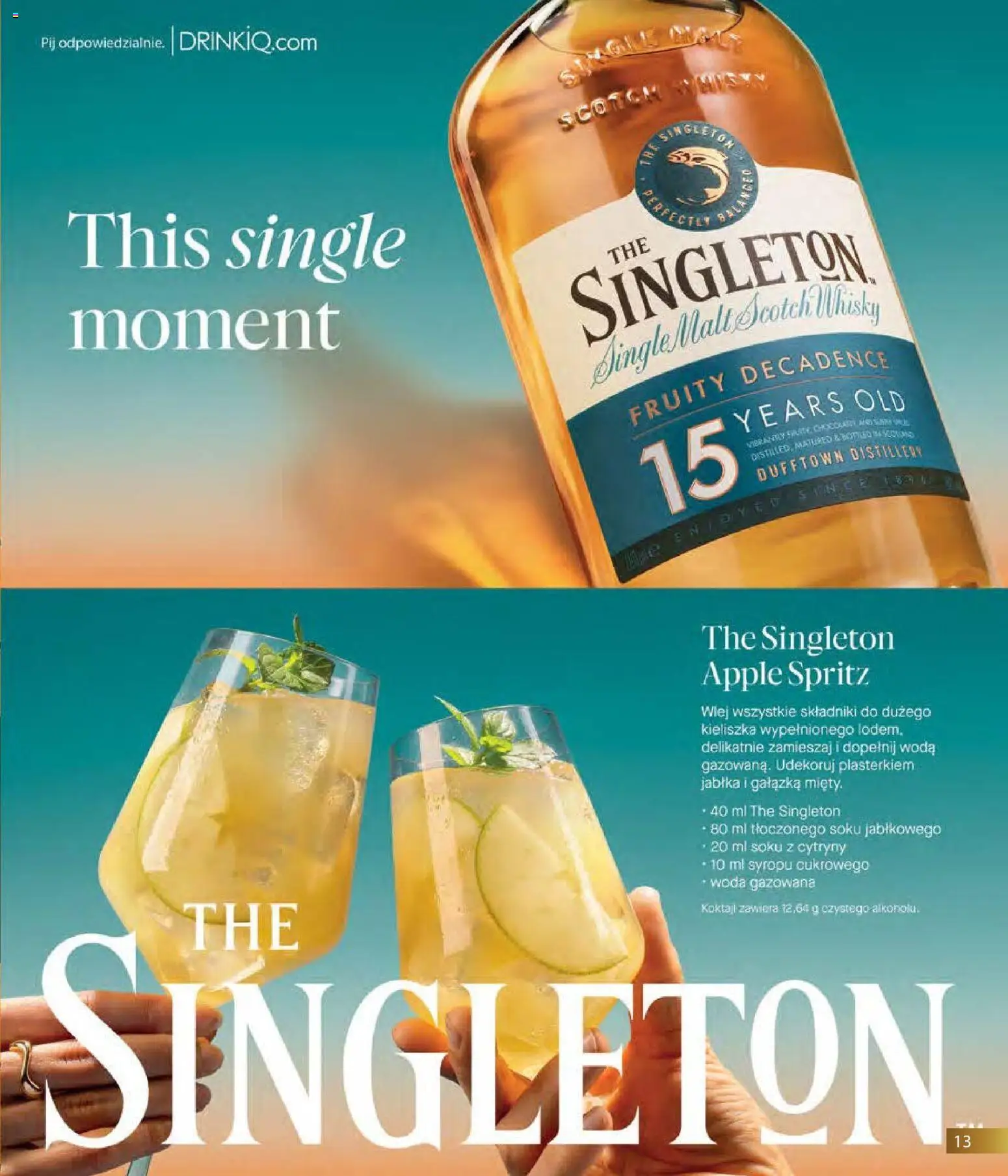 Eurocash Gazetka - Horeca od 01.12.2025 | Strona: 13 | Produkty: Cytryny, Jabłka, Whisky, Woda