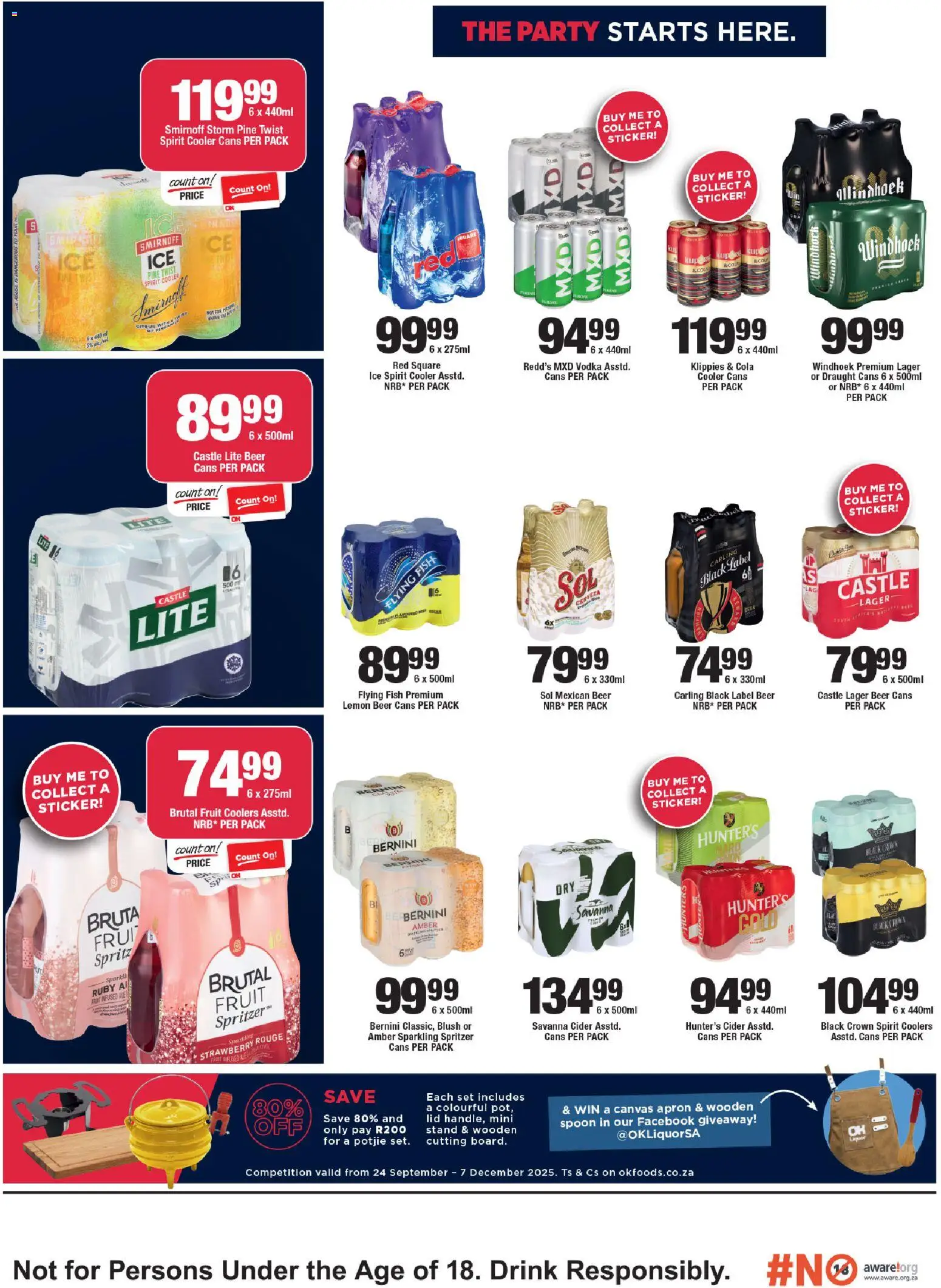 New OK Foods catalogue – valid from 24.10.2025 | Page: 3 | Products: Cider, Blush, Canvas, Lemon