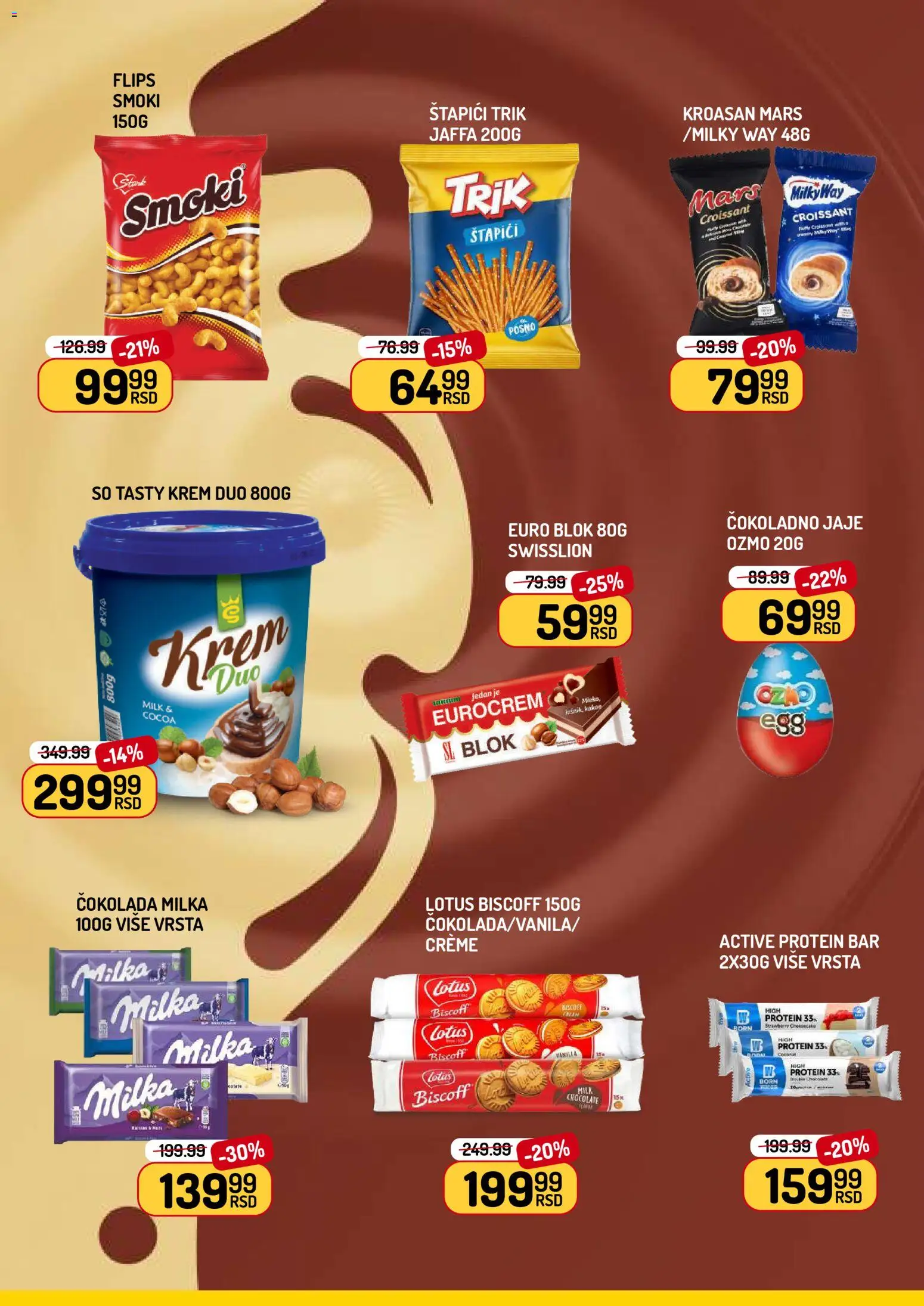 Aman katalog - važi od 17.04.2026 | Strana: 10 | Proizvode: Protein, Milka, Smoki, Eurocrem
