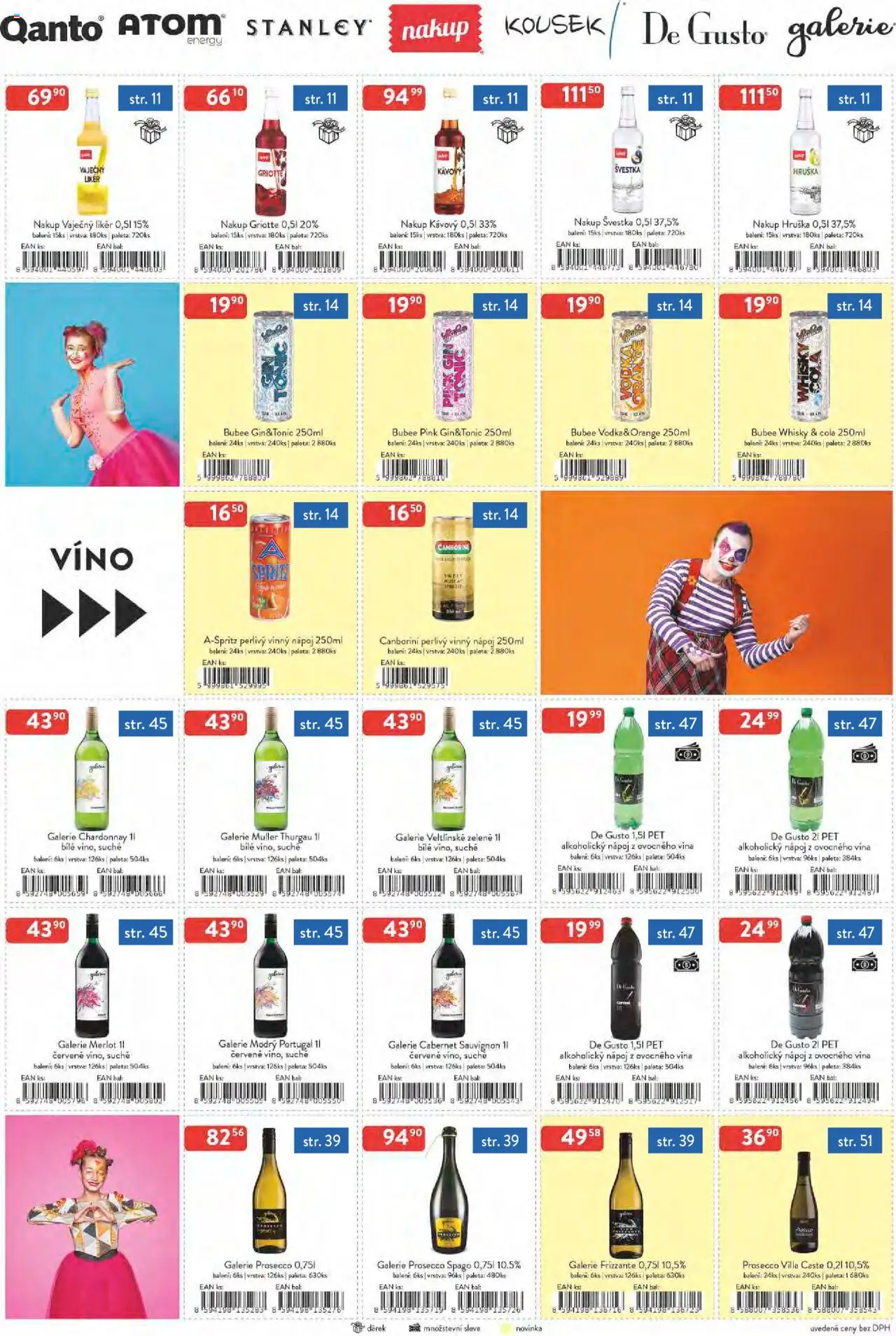Astur & Qanto leták - Velkoobchod 09/2025 od 01.09.2025 | Strana: 3 | Produkty: Prosecco, Frizzante, Cabernet Sauvignon, Cola