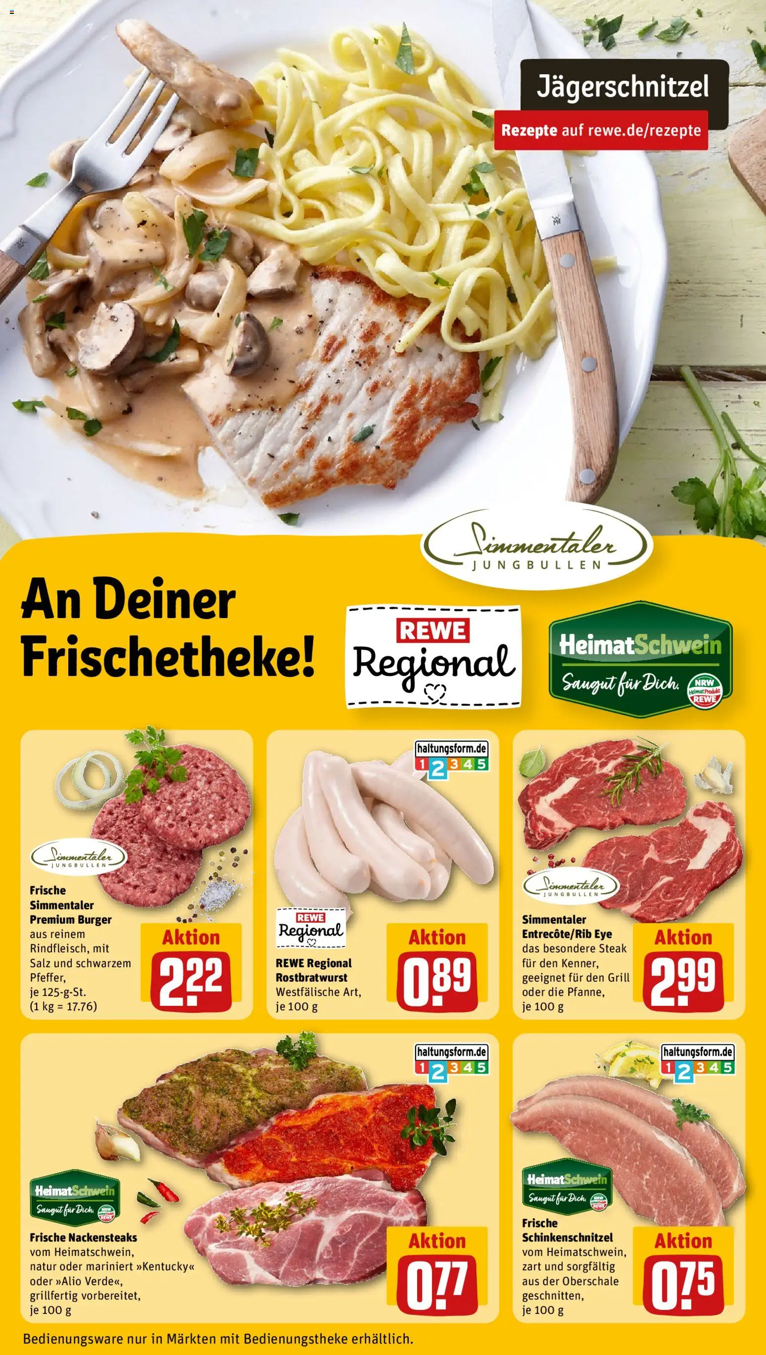 Rewe ihr Kaufpark Prospekt 	 – gültig ab 02.03.2026 | Seite: 10 | Produkte: Nackensteaks, Burger, Salz, Steak