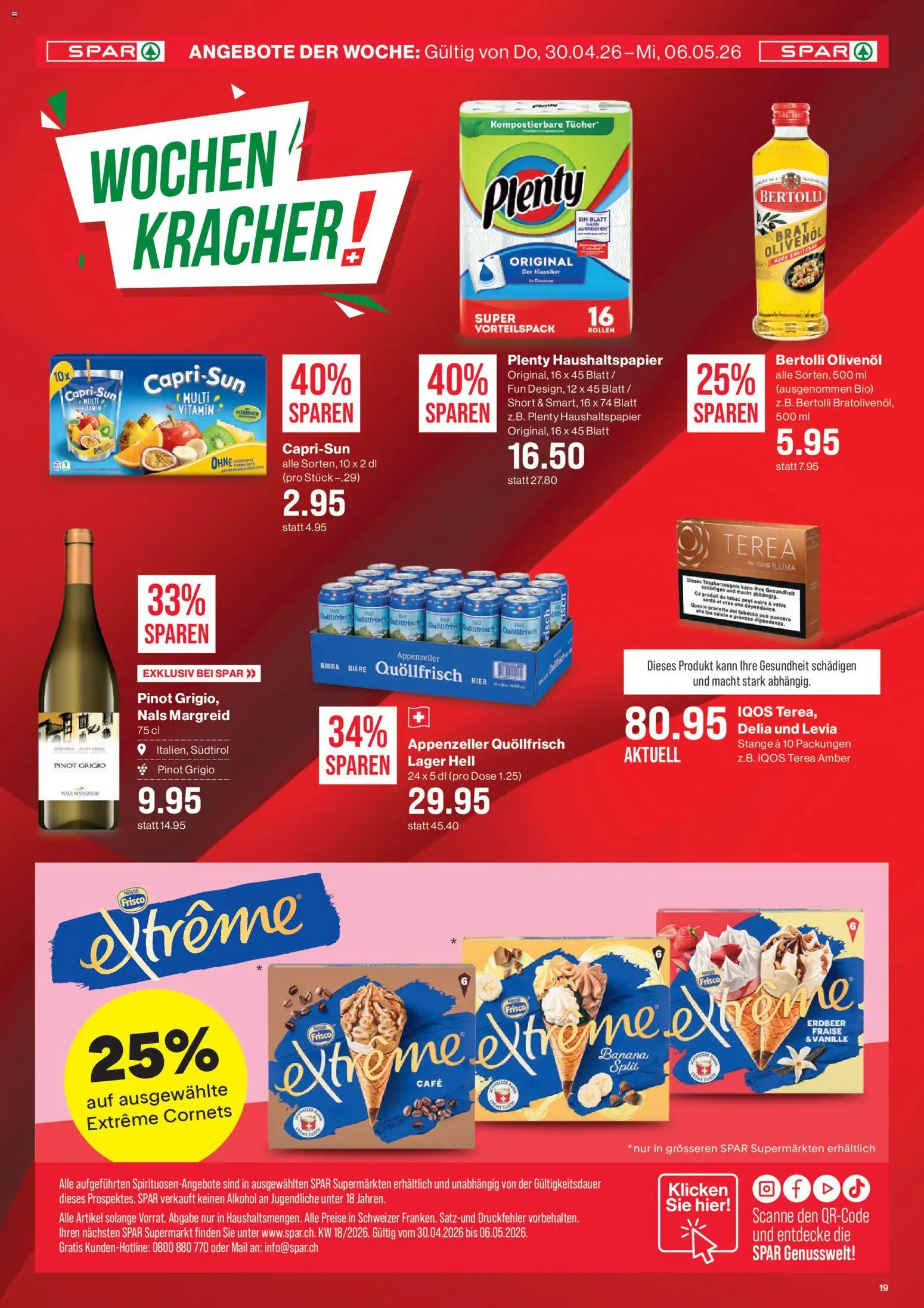SPAR aktionen – gültig ab 30.04.2026 | Seite: 19 | Produkte: Bier