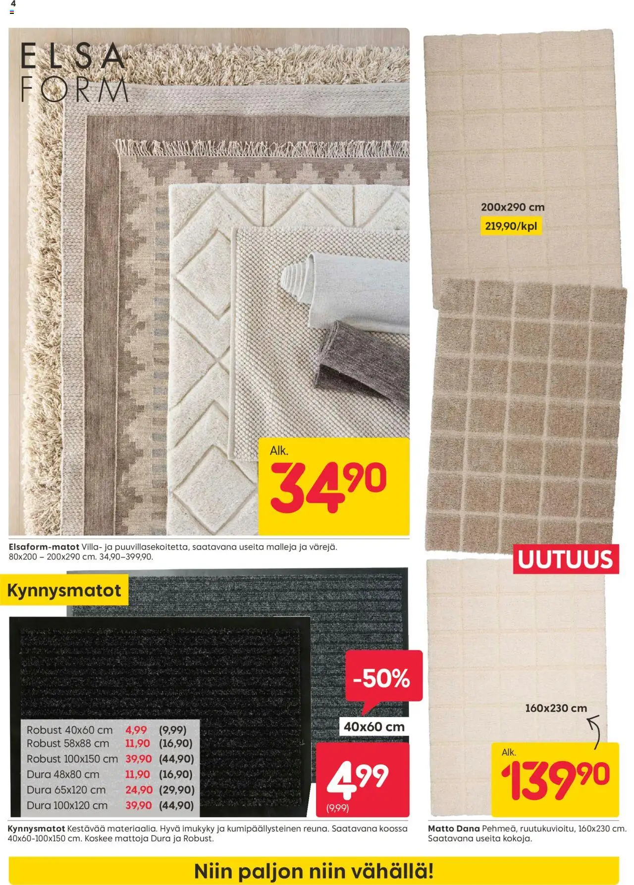  | Sivu: 4 | Tuotteet: Matto