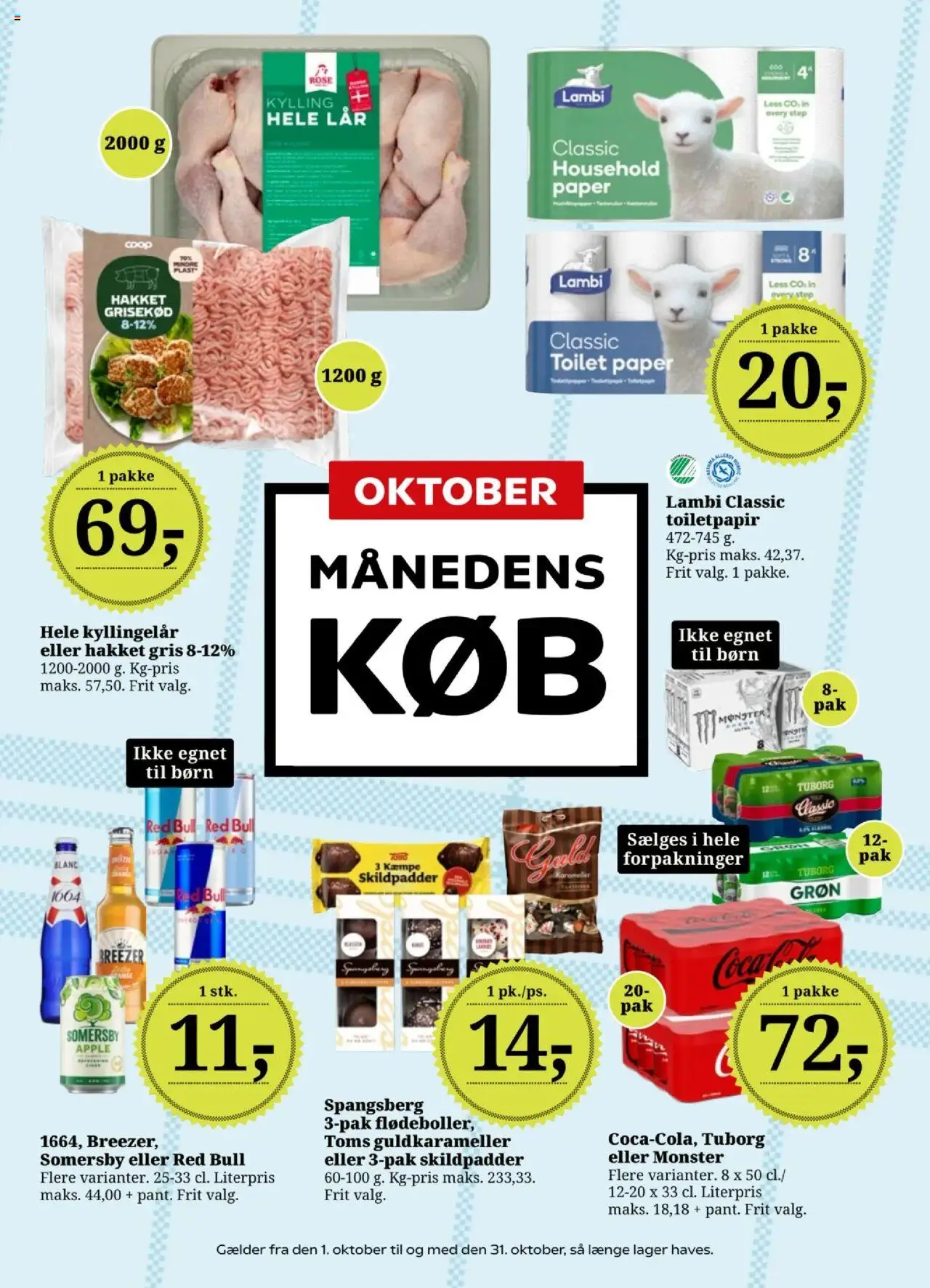 Dagli'Brugsen tilbudsavis – gyldig fra 10.10.2025 | Side: 9 | Produkter: Toilet