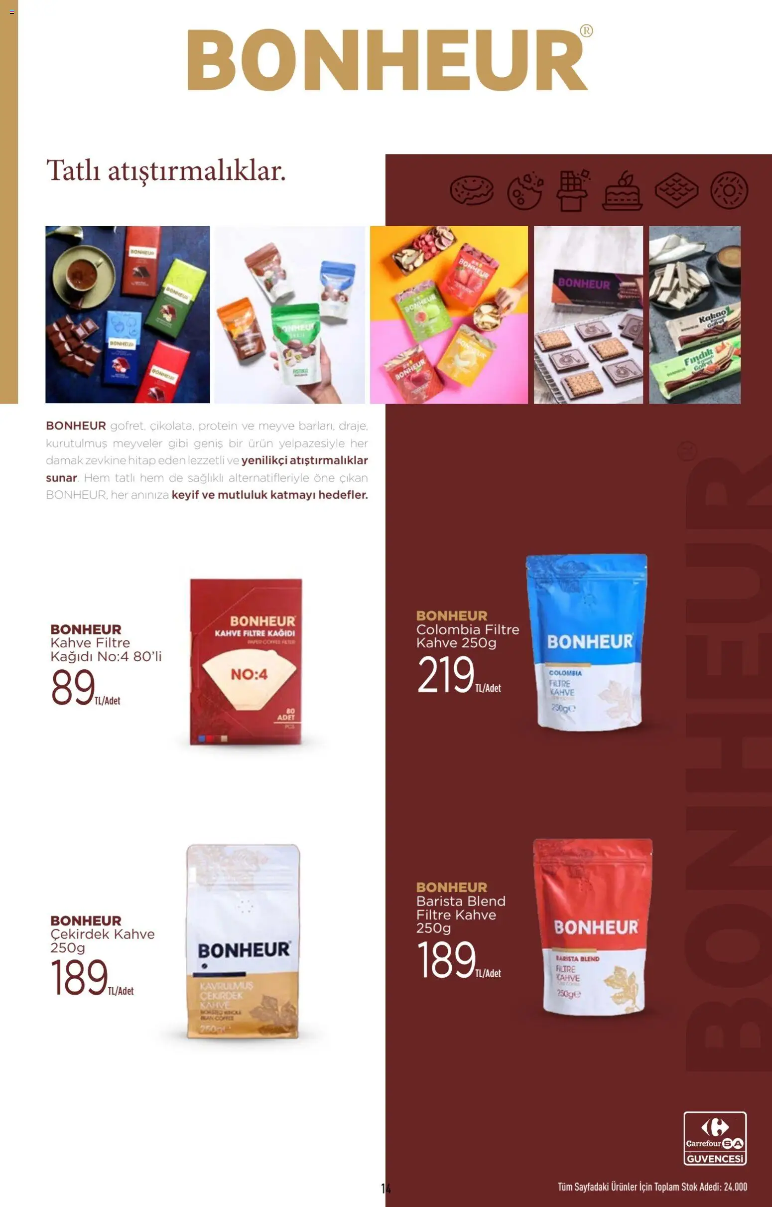 CarrefourSA Katalog - 05.01.2026 tarihinden itibaren geçerlidir | Sayfa: 15 | Ürünler: Kahve, Fındık, Meyve