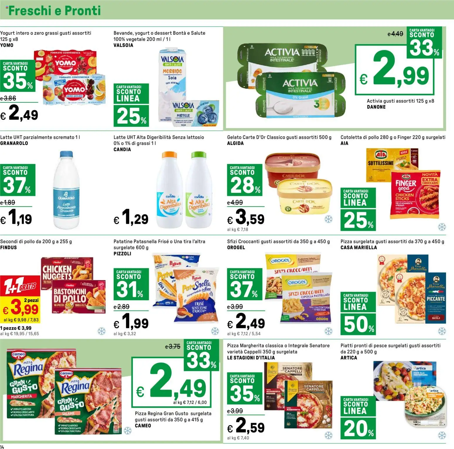 Volantino Iper del 14.11.2025 | Pagina: 14 | Prodotti: Salame, Pesce, Patatine, Gelato