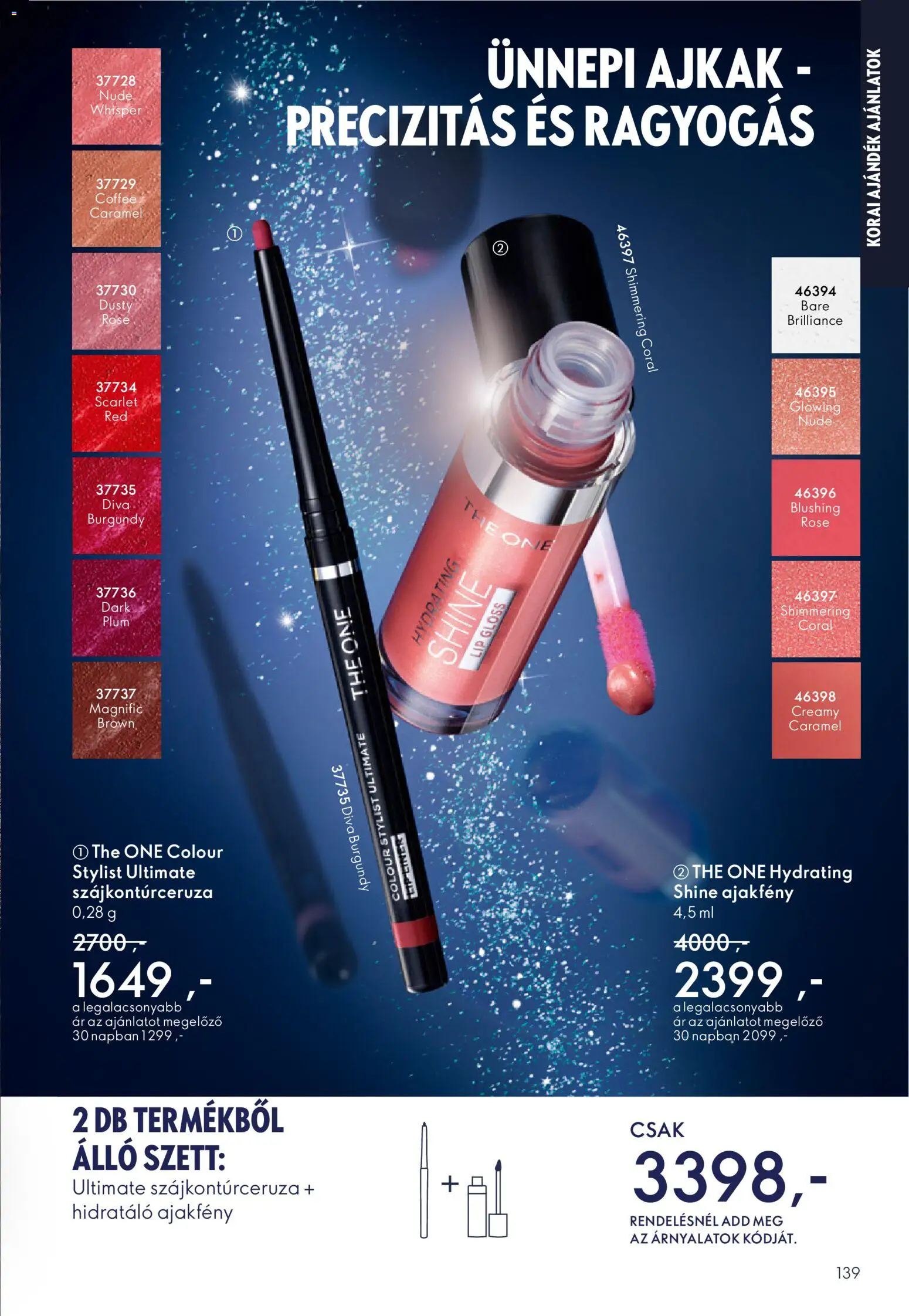 Oriflame akciós ujság - amely érvényes a következő dátumtól: 22.10.2025 | Oldal: 139