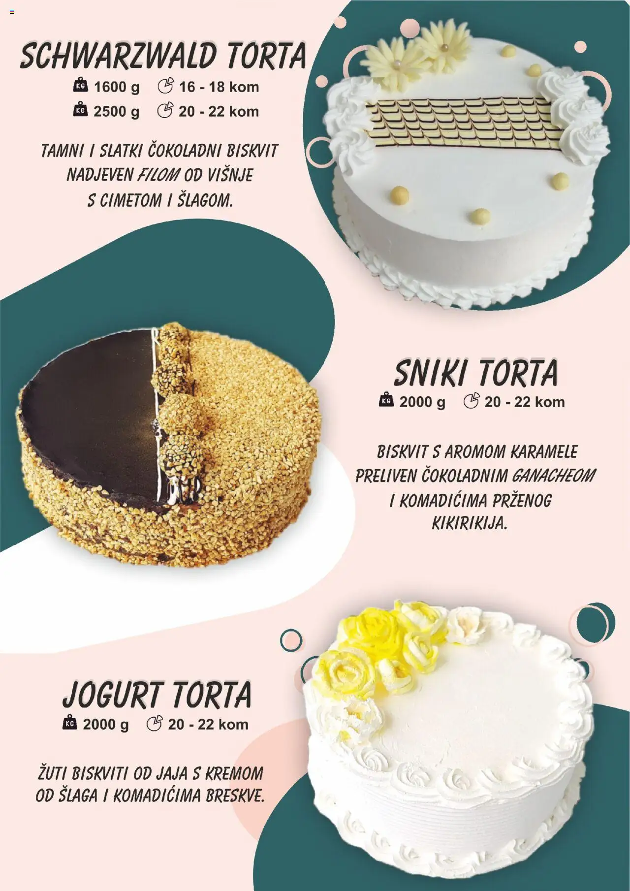 Boso katalog | vrijedi od 01.01.2025 | Stranica: 9 | Proizvodi: Jogurt, Jaja, Torta