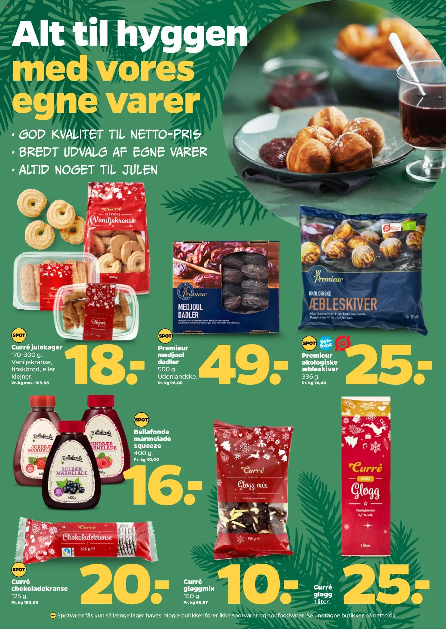 Netto tilbudsavis – gyldig fra 29.11.2025 | Side: 21 | Produkter: Vaniljekranse, Cookies, Marmelade, Dadler