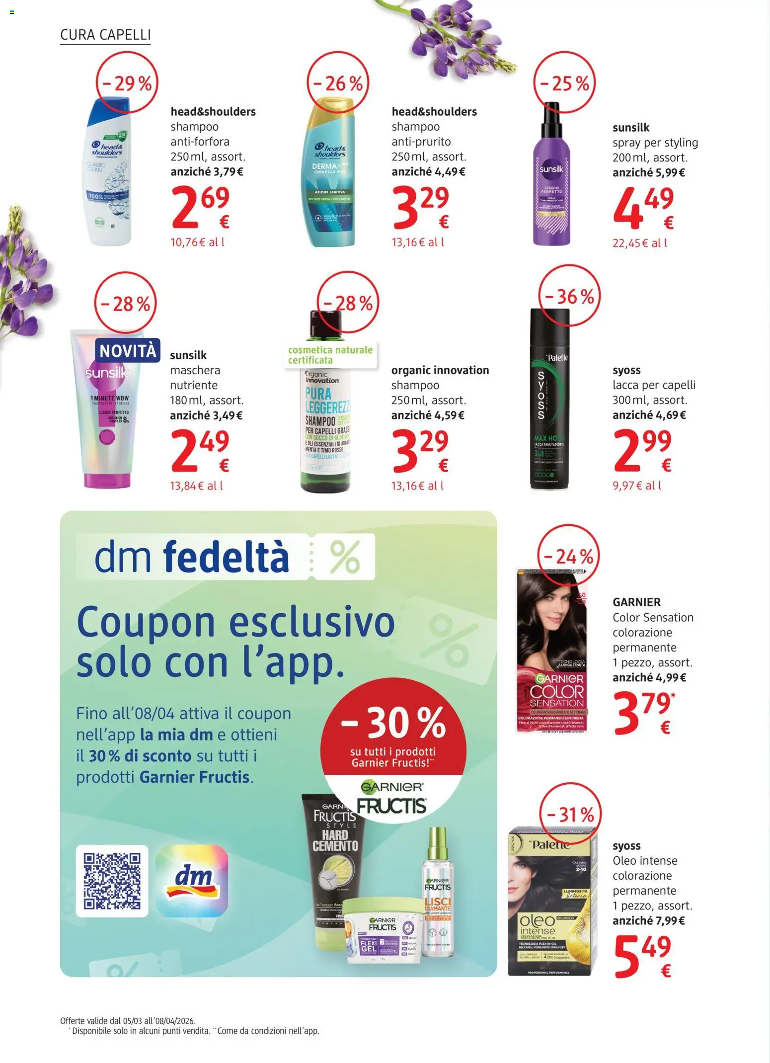 Volantino dm drogerie markt del 05.03.2026 | Pagina: 10 | Prodotti: Lacca per capelli, Crema, Lacca, Succo