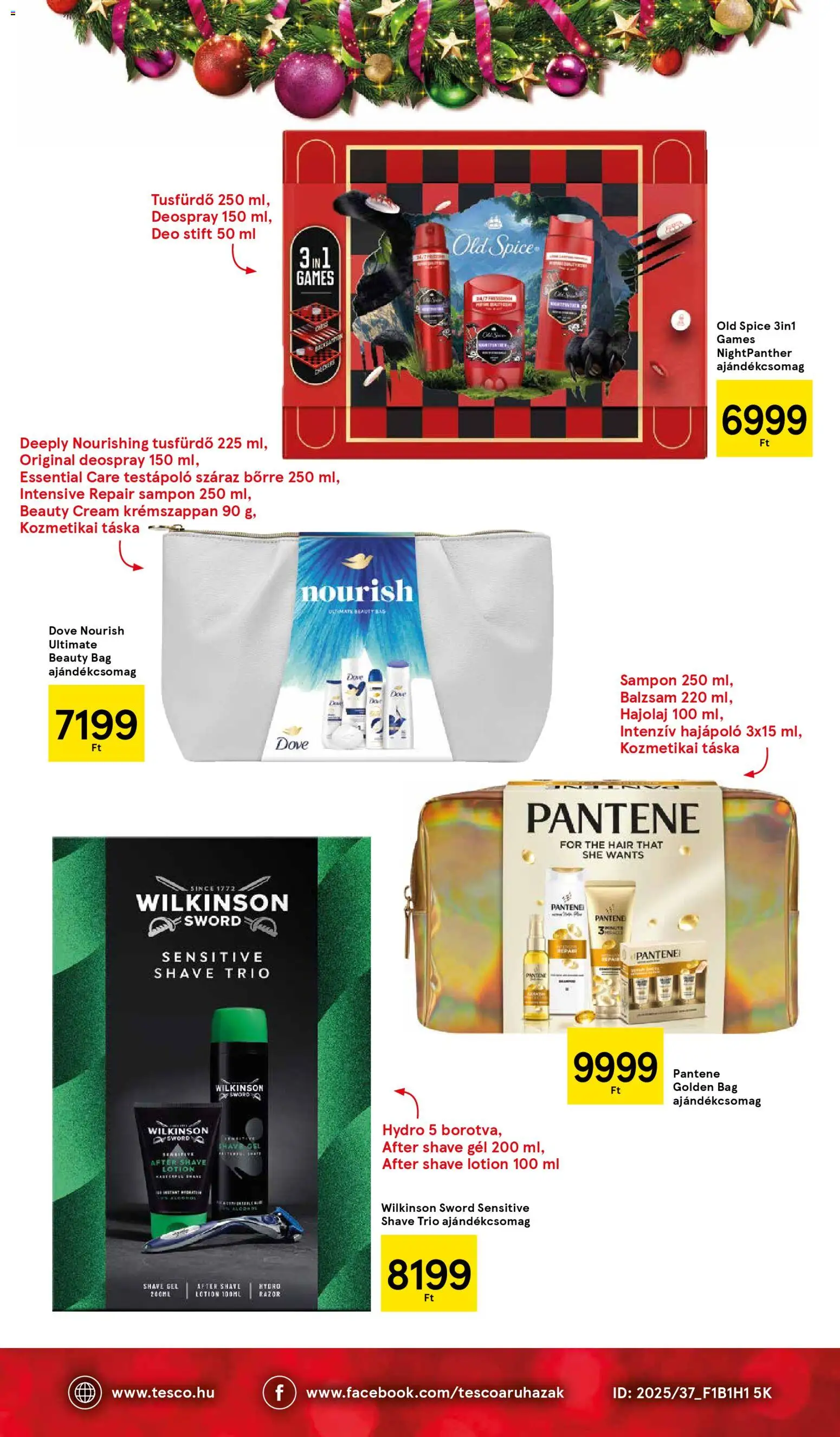 Tesco akciós ujság - amely érvényes a következő dátumtól: 06.11.2025 | Oldal: 16 | Termékek: Old spice, Hajolaj, Testápoló, Tusfürdő