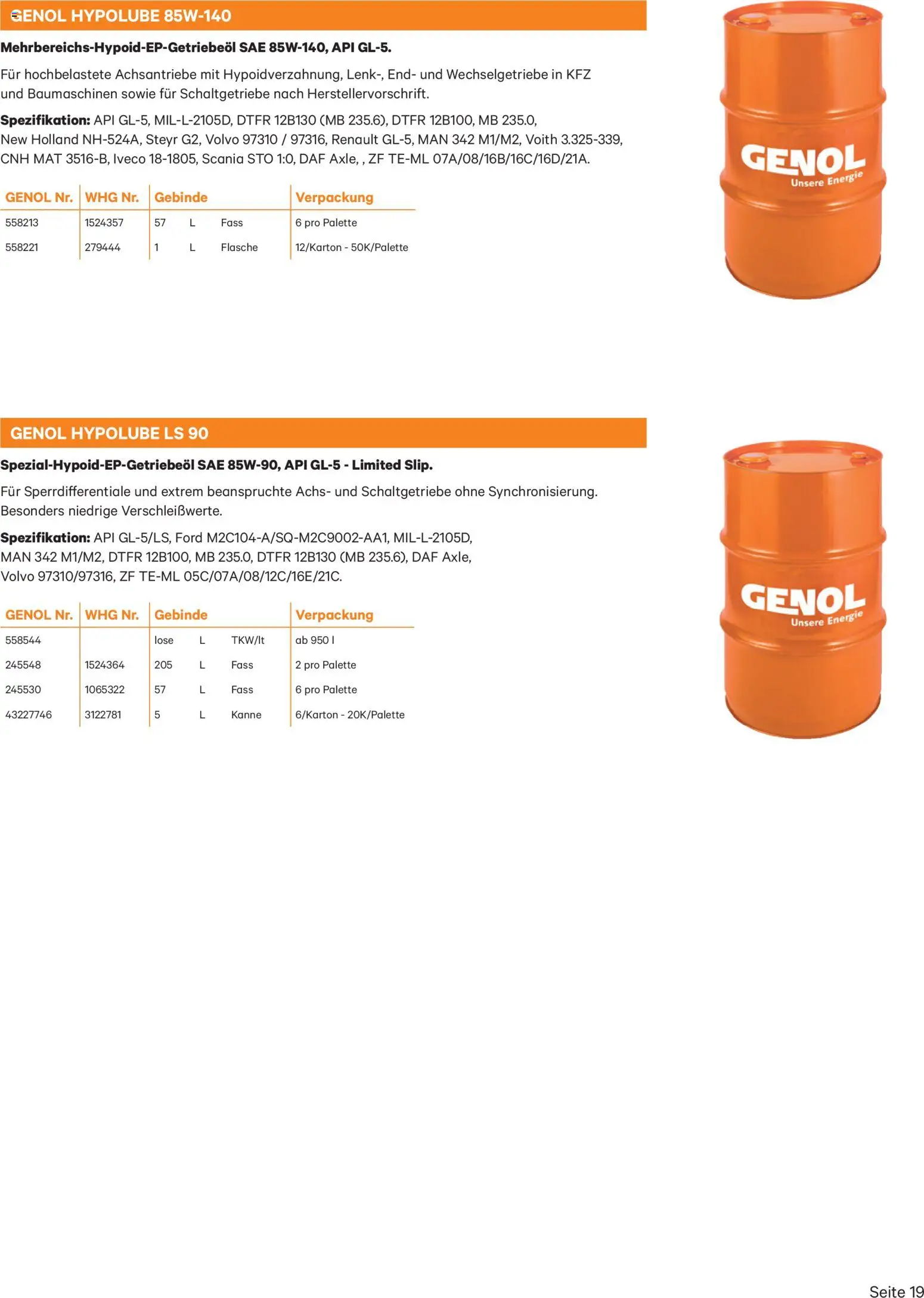 Lagerhaus Genol - Produkt- übersicht gültig ab 03.12.2025 | Seite: 19