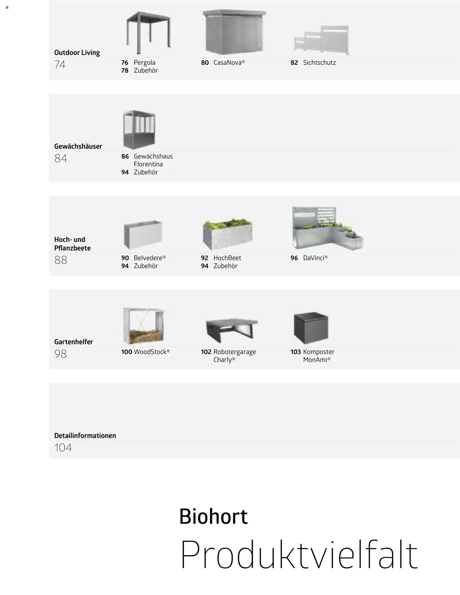 Dehner Biohort – Metall für Garten & Terrasse – gültig ab 01.01.2026 | Seite: 5 | Produkte: Hochbeet