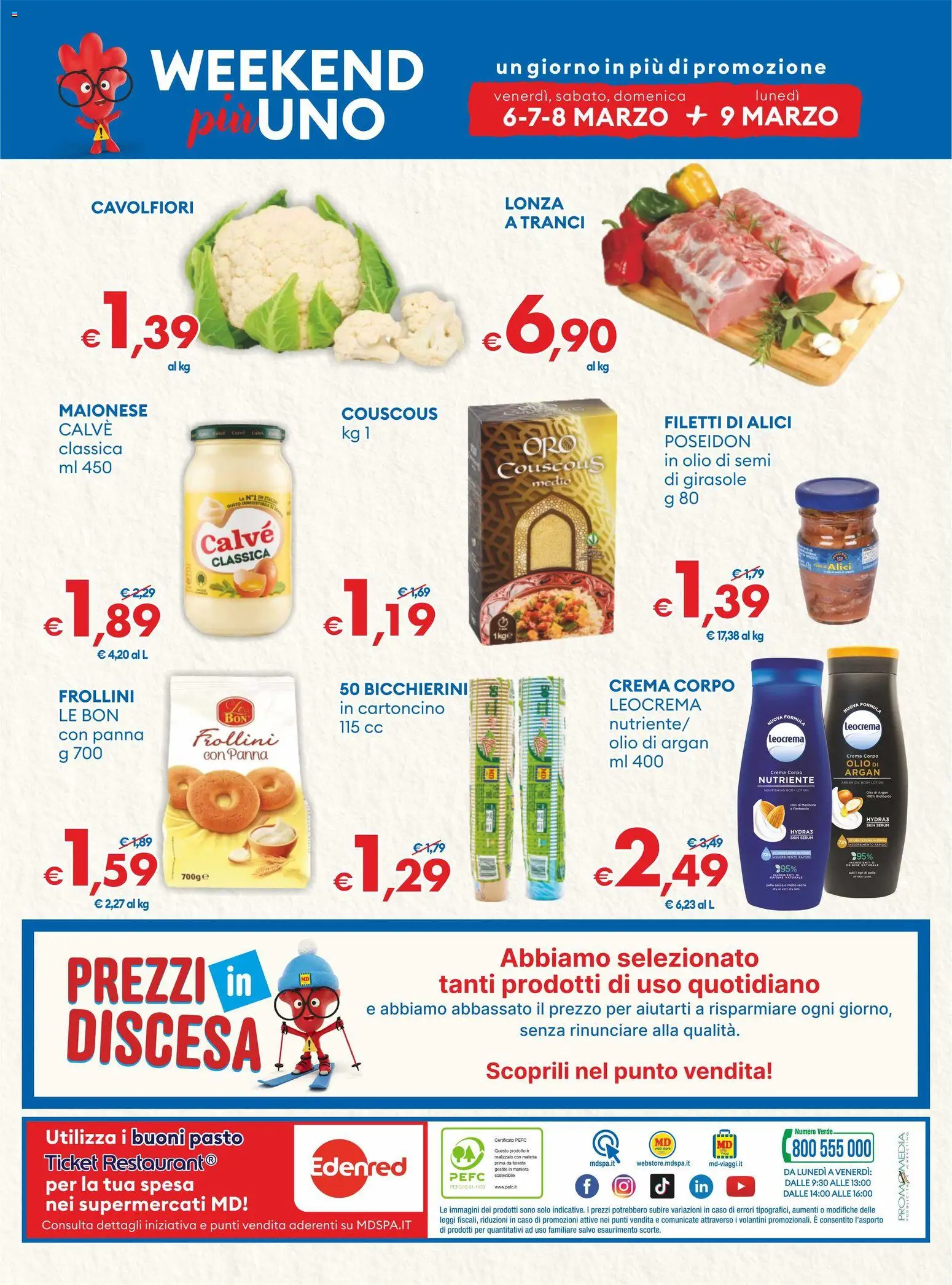 Volantino MD Discount del 24.02.2026 | Pagina: 30 | Prodotti: Crema, Mandorle, Frollini, Alici