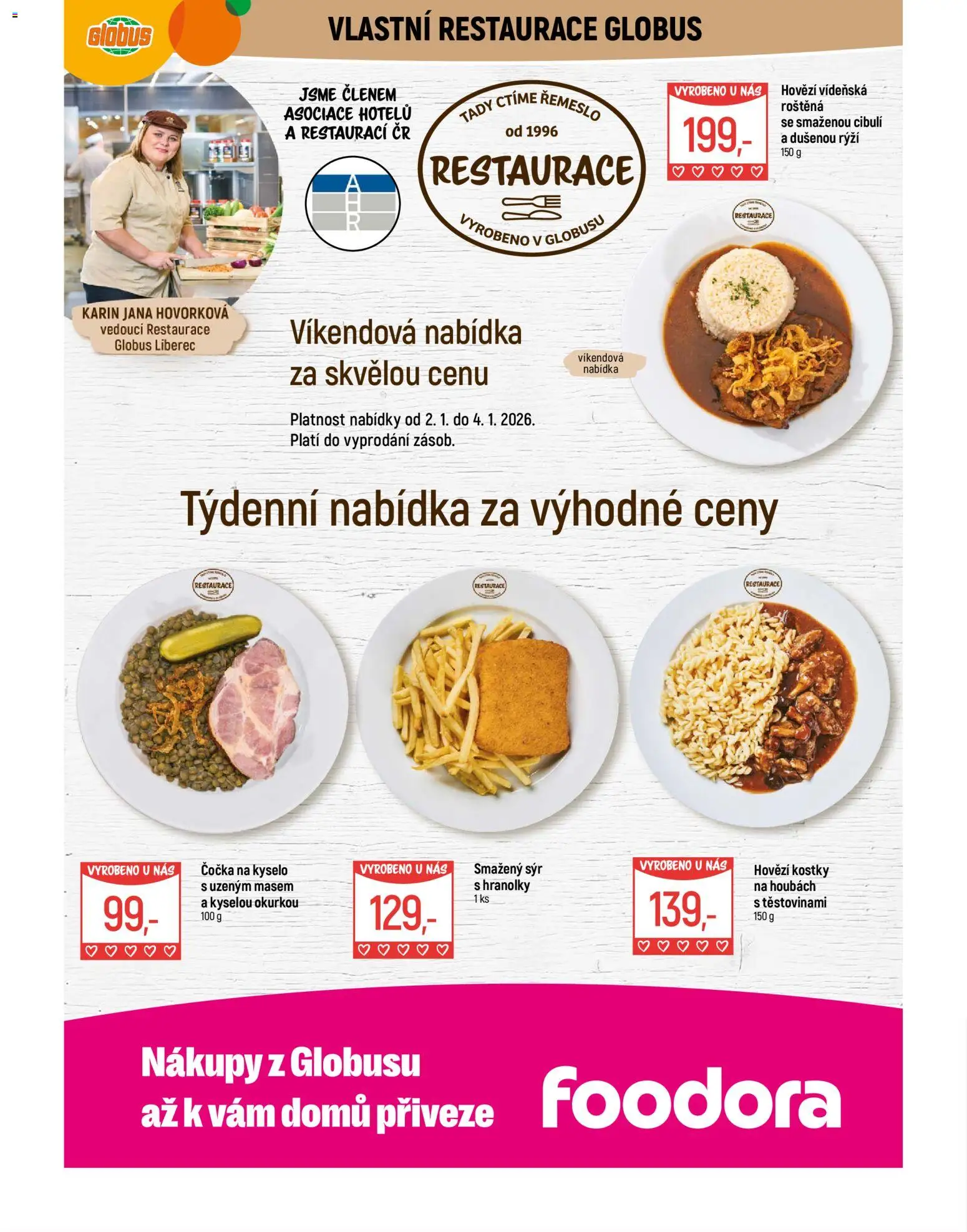 Globus leták - Liberec od 02.01.2026 | Strana: 7 | Produkty: Čočka, Hovězí, Sýr, Smažený sýr