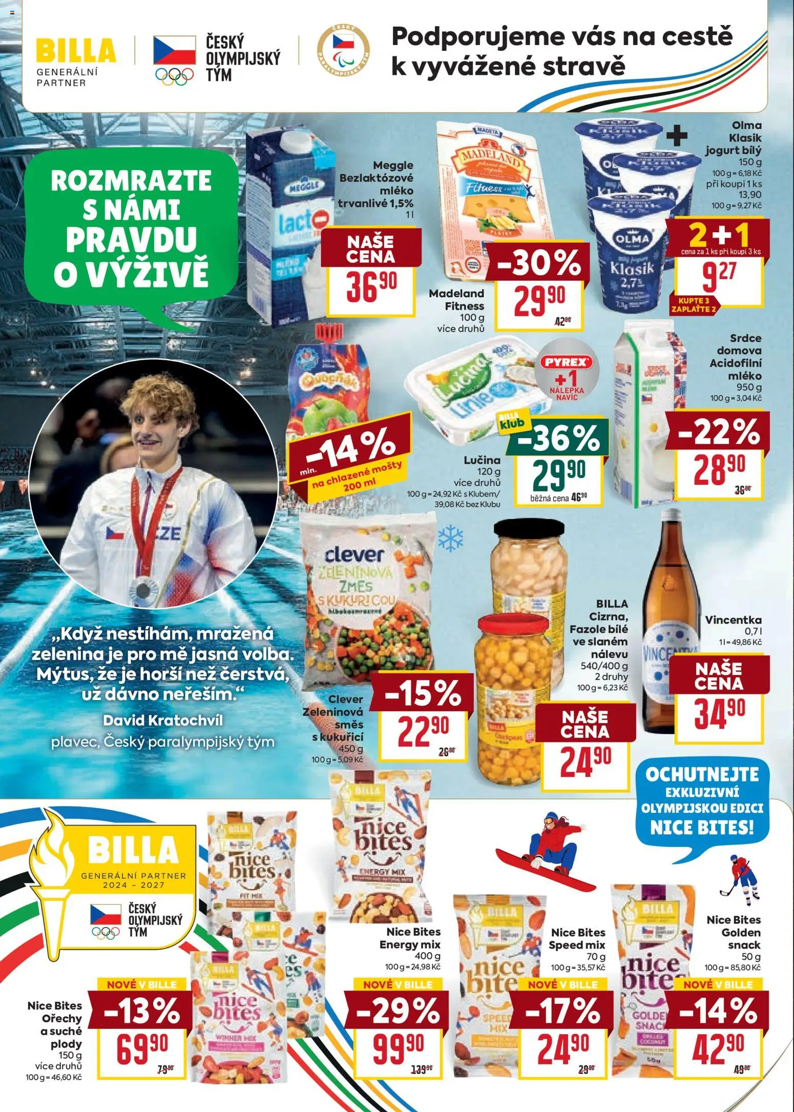 Billa Velký leták od 10.12.2025 | Strana: 8 | Produkty: Mléko, Jogurt, Ořechy, Clever