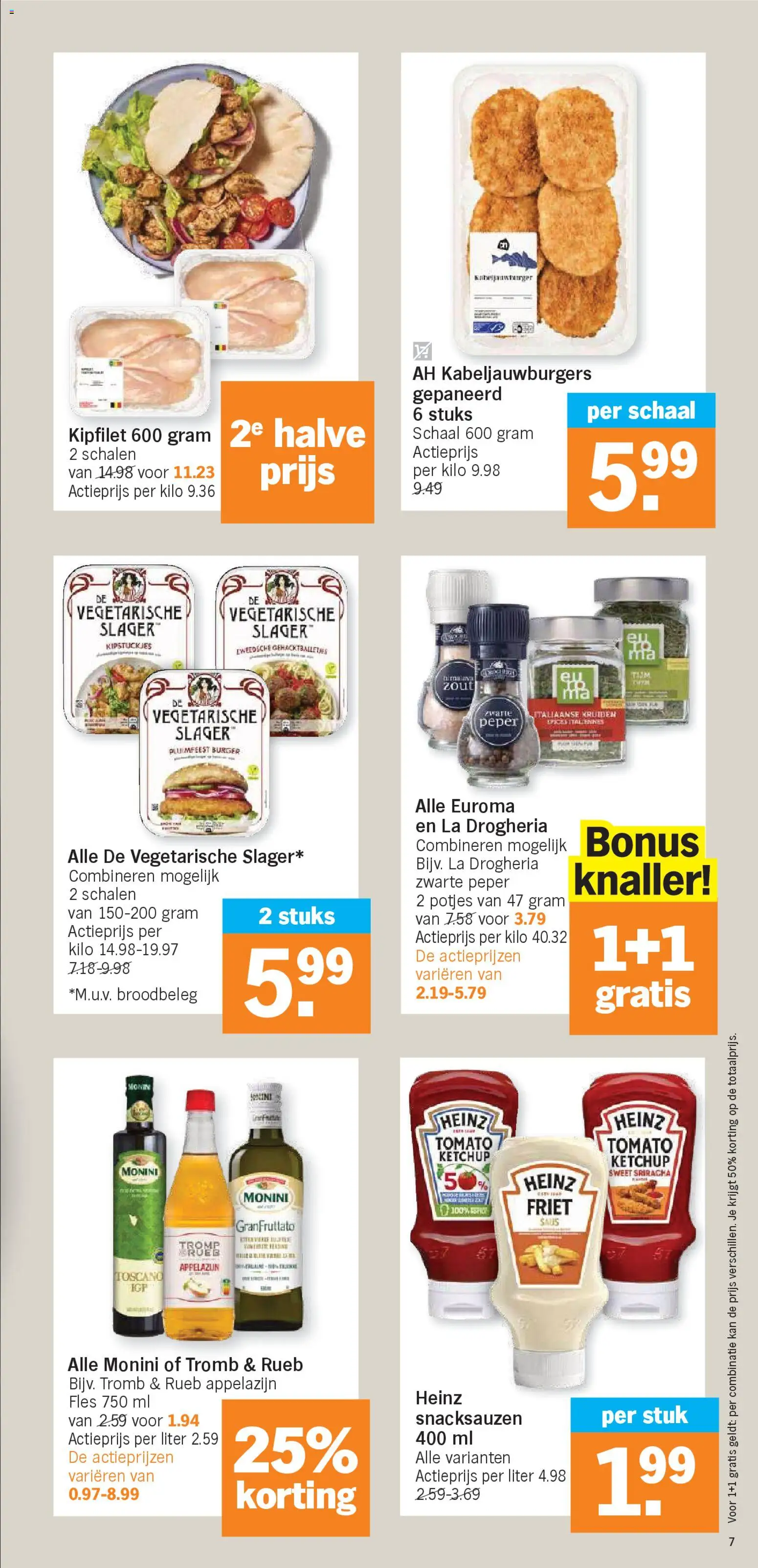 {H1} | Pagina: 7 | Producten: Fles, Ketchup, Saus, Zwarte Peper