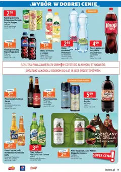 E.Leclerc Gazetka - Warszawa Jerozolimskie od 29.07.2025 | Strona: 9 | Produkty: Karta, Ginger Ale, Pepsi, Żurawina