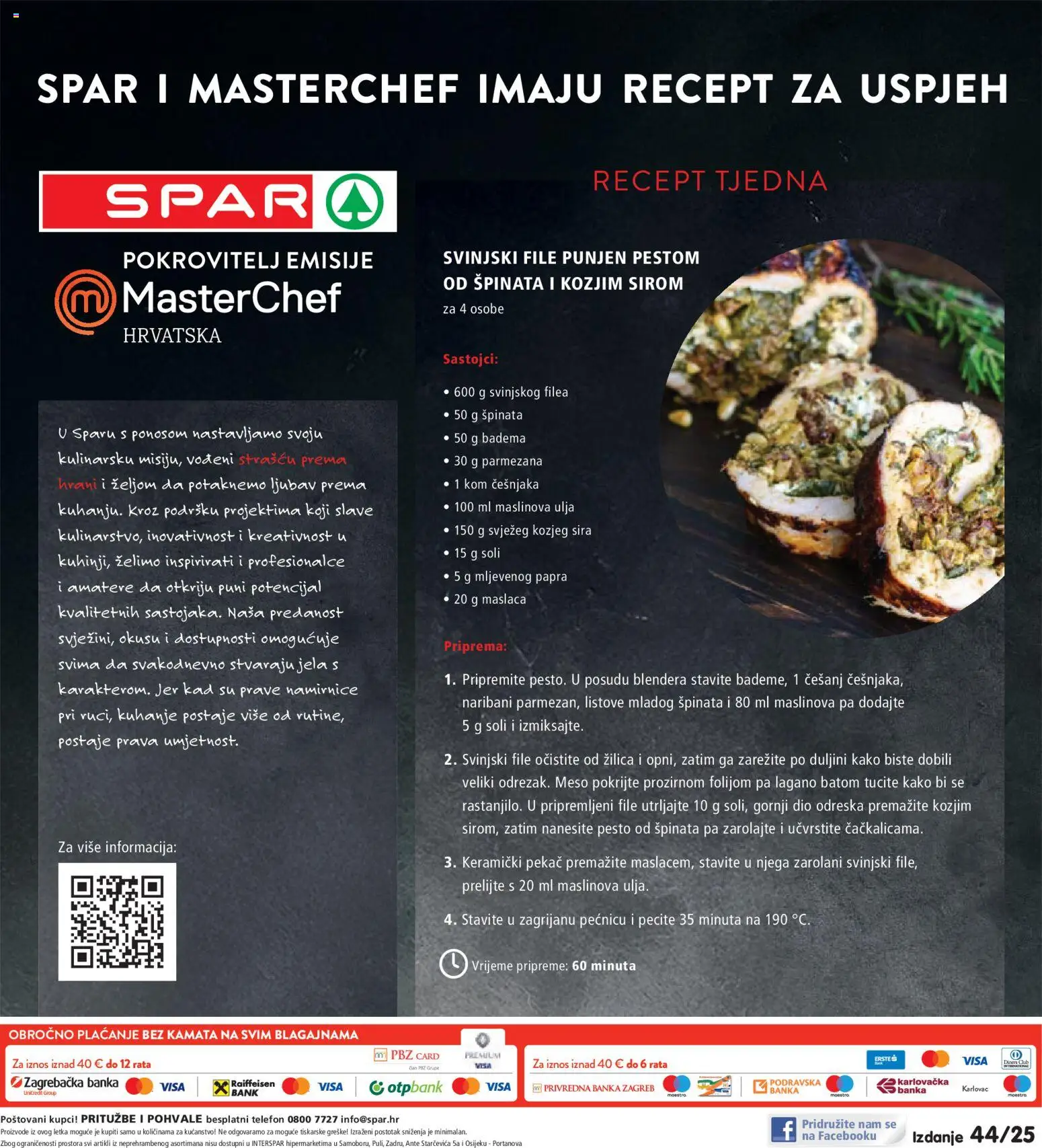 Interspar katalog | vrijedi od 29.10.2025 | Stranica: 24 | Proizvodi: Meso, Žilica, Svinjski file, Telefon