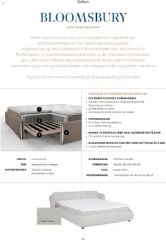 Forhåndsvisning av Bohus Signature Collection Sleeping 2024 gyldig fra 04.10.2024 | Side: 52 | Produkter: Overmadrass, Kontinentalseng, Sengebunn