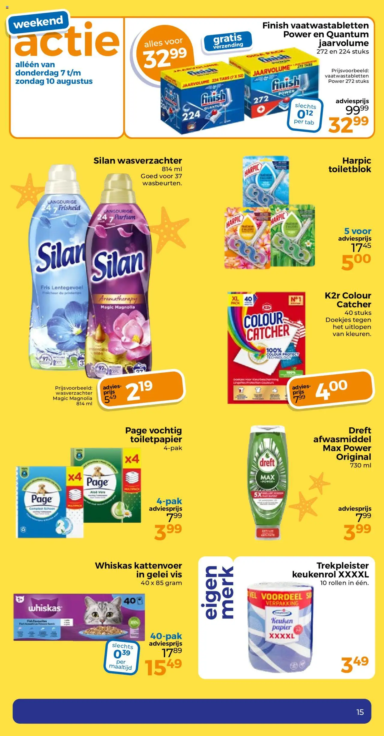  | Pagina: 15 | Producten: Vis, Ciabatta, Papier, Toiletpapier