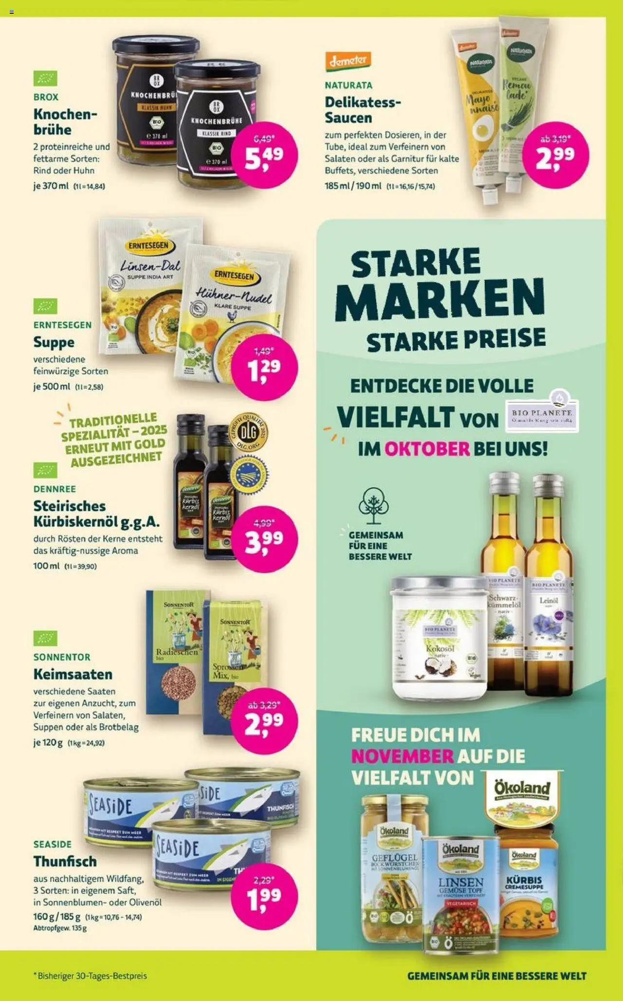 Denns BioMarkt Angebote – gültig ab 22.10.2025 | Seite: 5 | Produkte: Kürbiskernöl, Olivenol, Gemüse, Kürbis