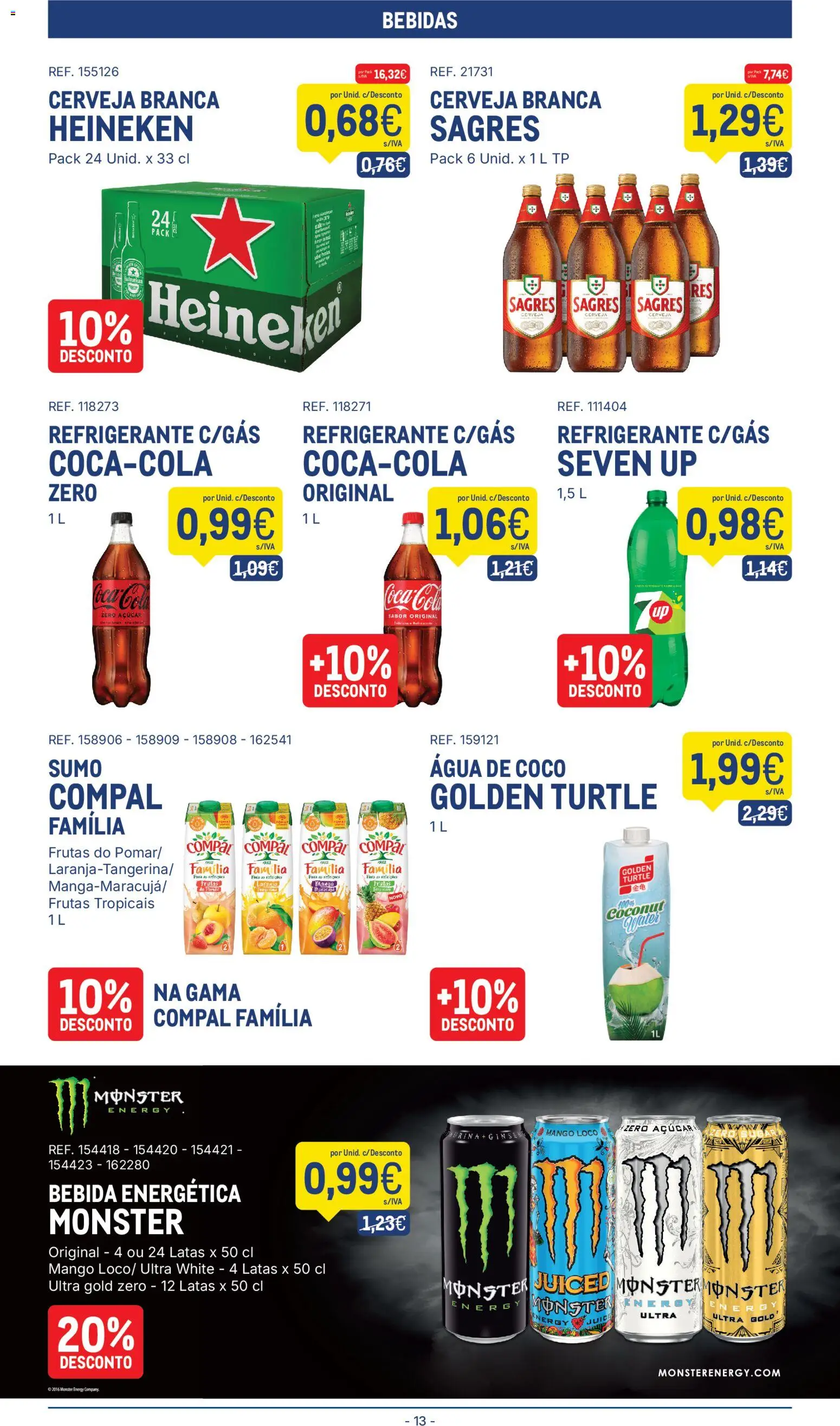 Makro folheto │ válido de 20.01.2026 | Página: 13 | Produtos: Agua, Refrigerante, Açúcar, Bebida