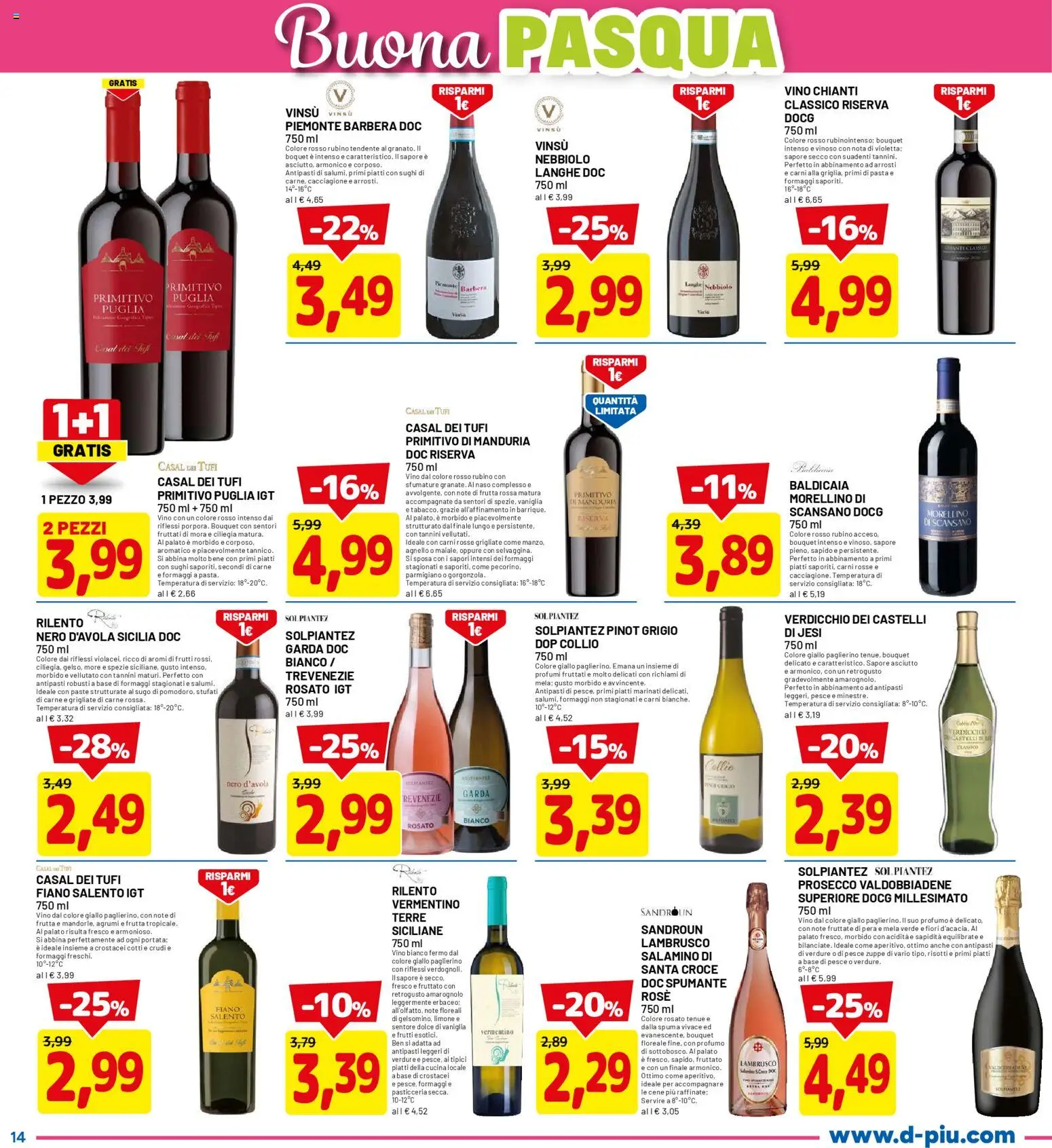 Volantino D Più del 26.03.2026 | Pagina: 14 | Prodotti: Spezie, Verdure, Frutta, Limone