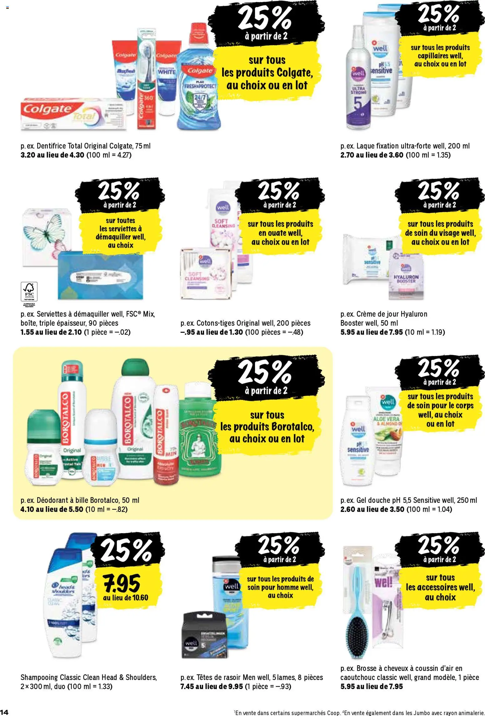 Coop - Les actions de la semaine – gültig ab 27.11.2025 | Seite: 14 | Produkte: Shampoo, Deodorant, Shower Gel, Creme