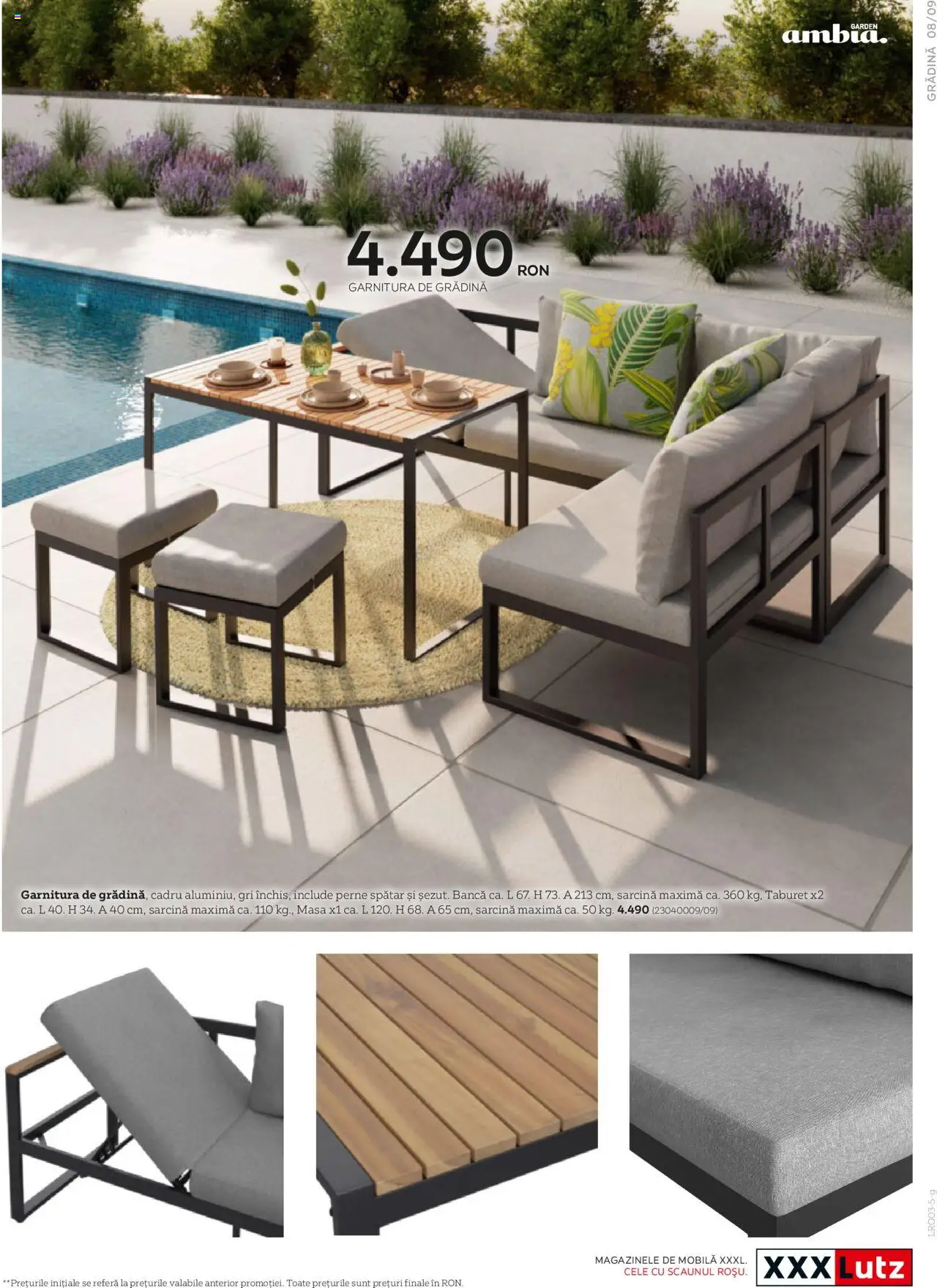 XXXLutz catalog - Grădină – valabil de la 10.03.2025 | Pagină: 9 | Produse: Masă, Taburet, Bancă