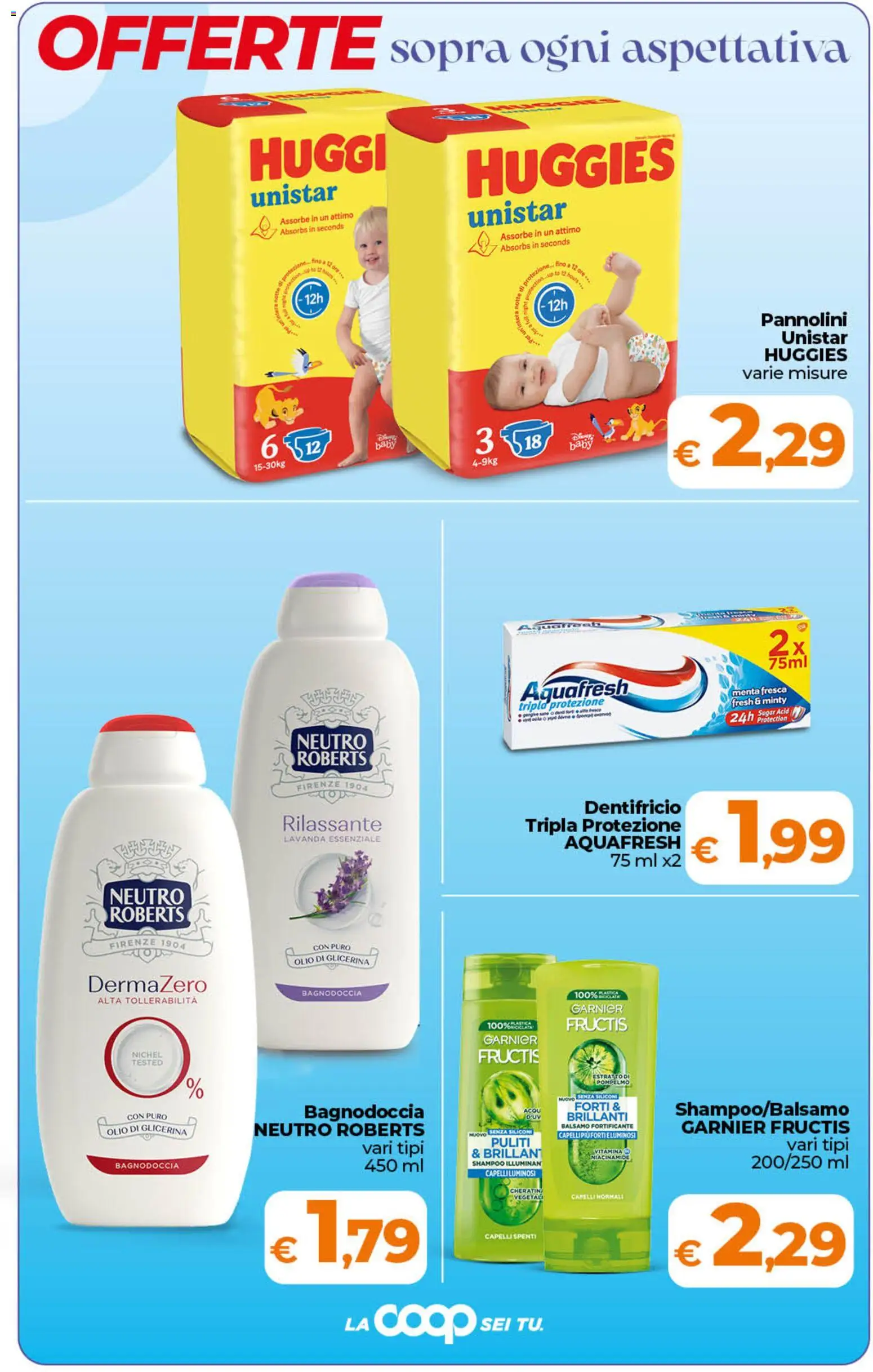 Volantino Ipercoop del 07.04.2026 | Pagina: 8 | Prodotti: Shampoo, Dentifricio, Menta, Lavanda