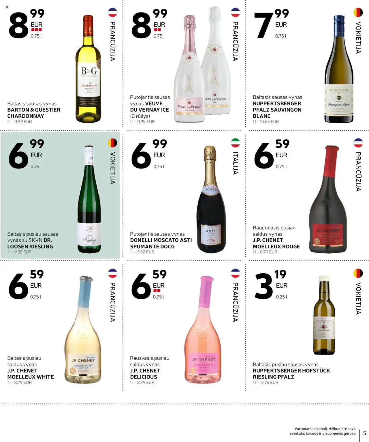 Rimi akcijos nuo 07.10.2025 | Puslapis: 5 | Prekių: Vynas