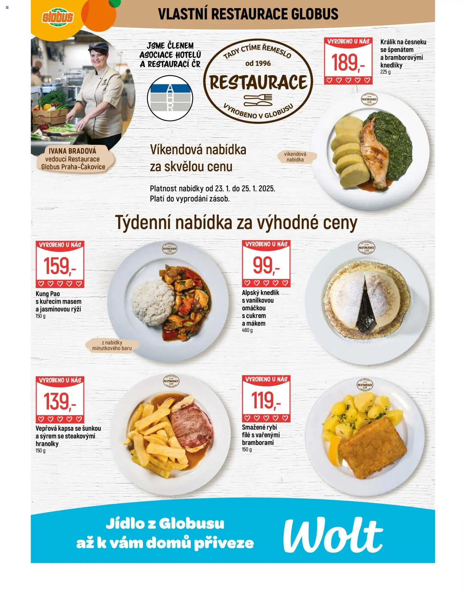 Globus leták - Praha Čakovice od 21.01.2026 | Strana: 9 | Produkty: Králík, Globus, Rýži, File