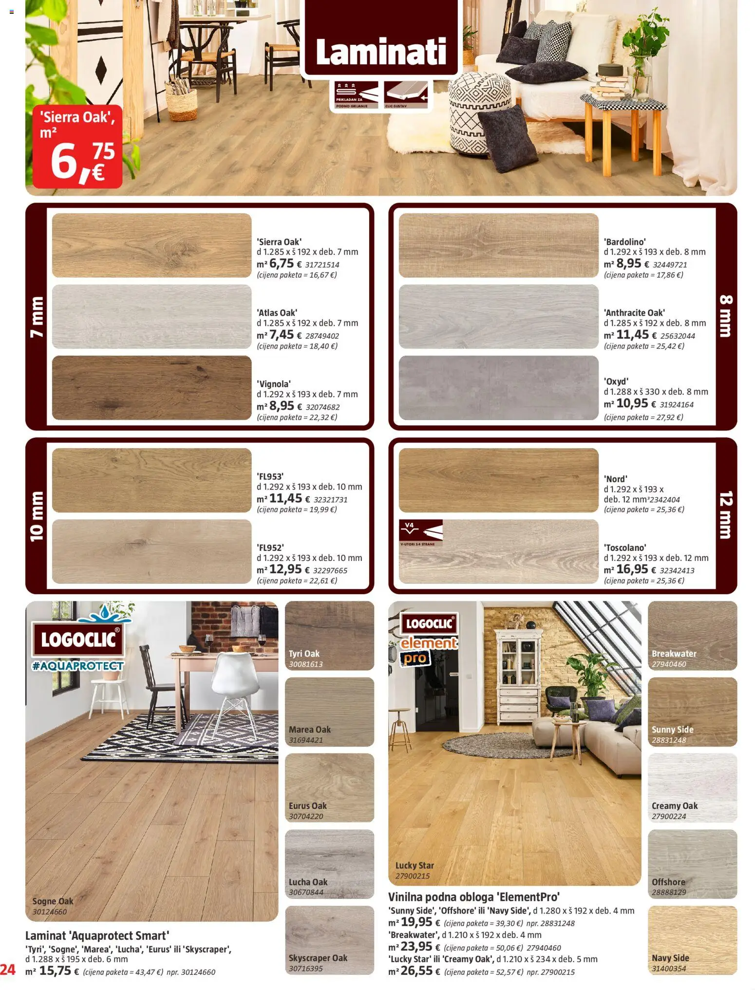 Bauhaus katalog | vrijedi od 29.01.2026 | Stranica: 24 | Proizvodi: Laminat
