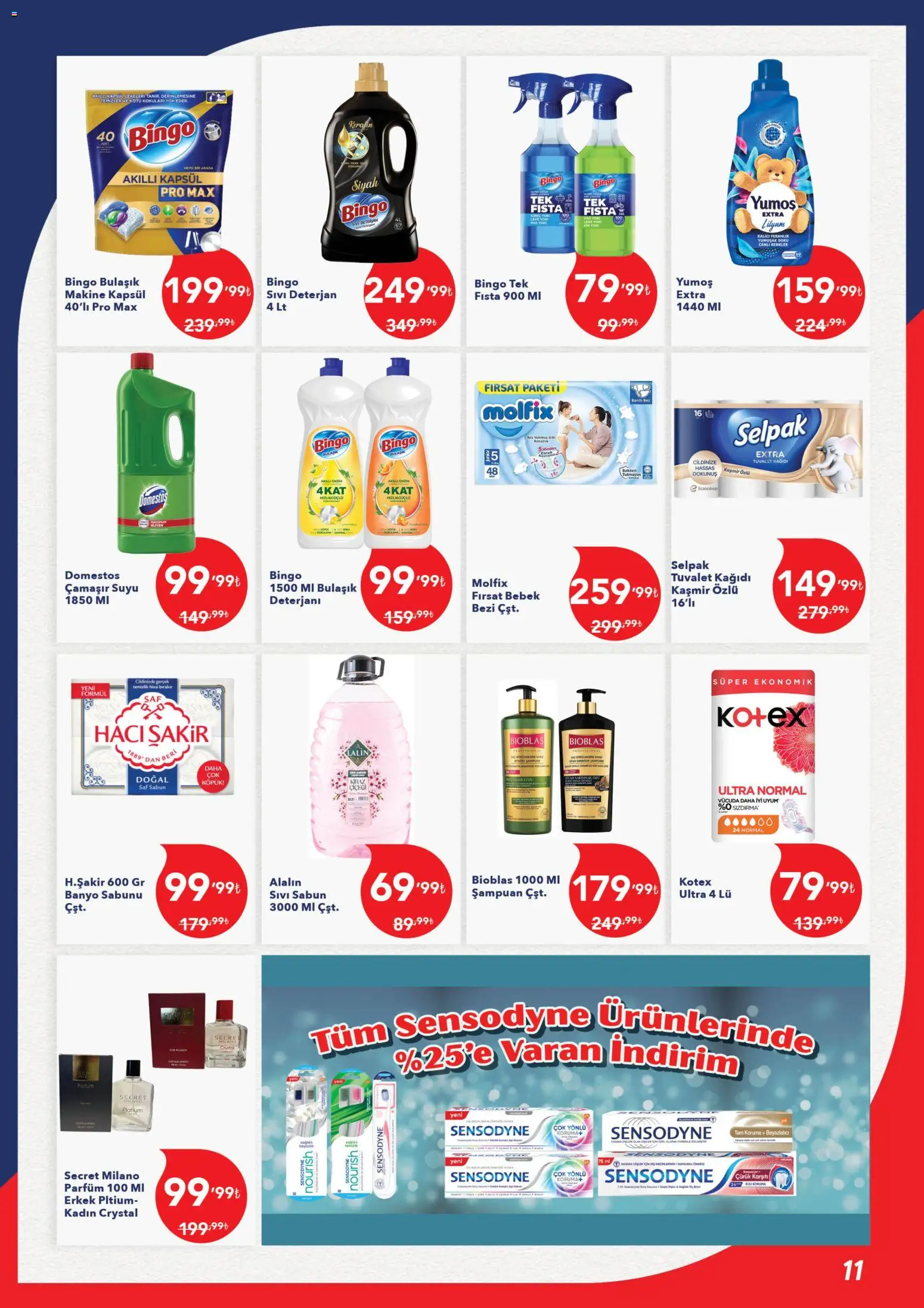 Kim Market Katalog - Ege Insert - 14.03.2026 tarihinden itibaren geçerlidir | Sayfa: 11 | Ürünler: Şampuan, Sabun, Parfüm, Tuvalet kağıdı