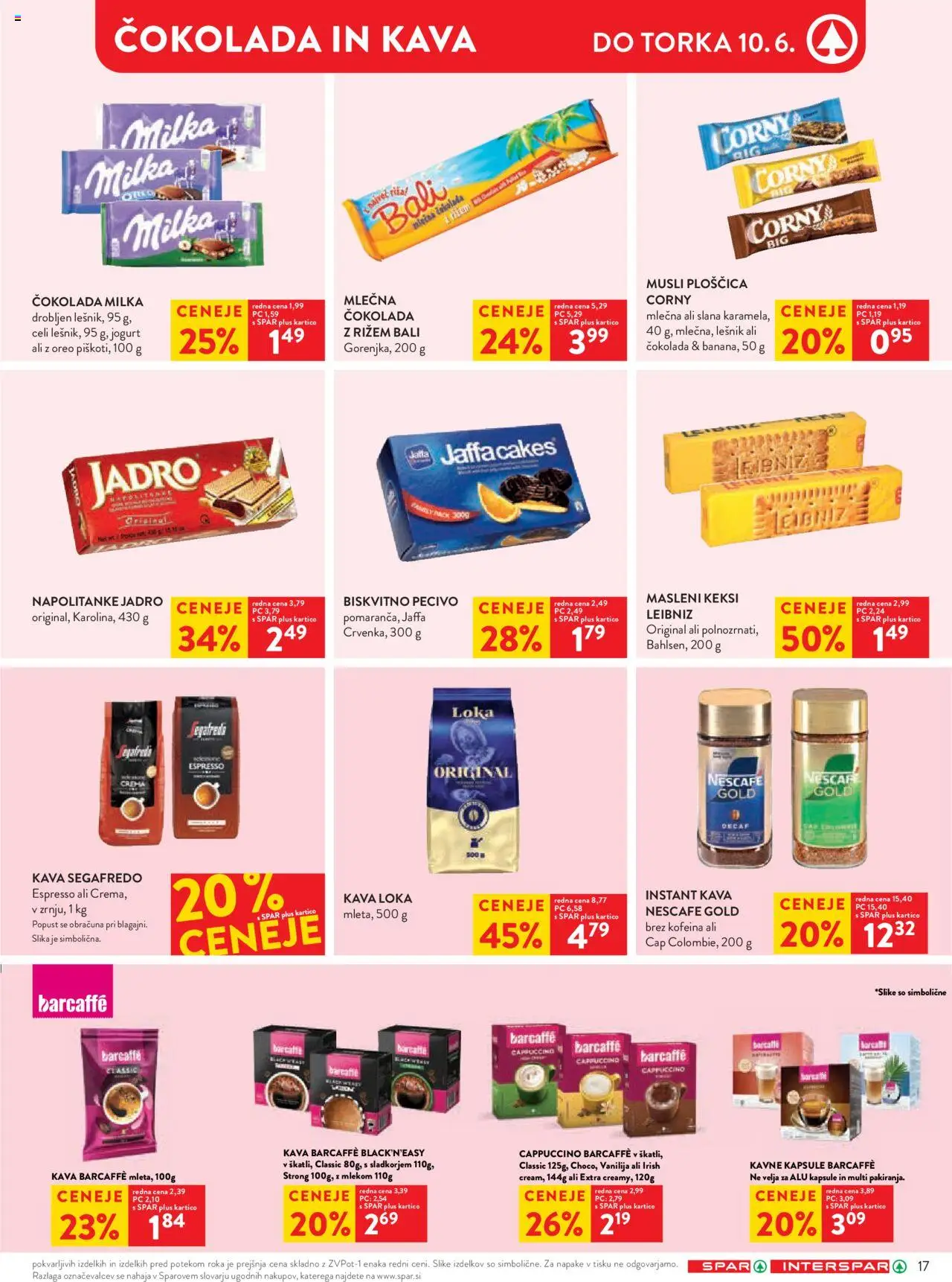 Spar katalog 23/25 │ velja od 04.06.2025 | Stran: 23 | Izdelki: Keksi, Instant kava, Kavne kapsule, Jogurt
